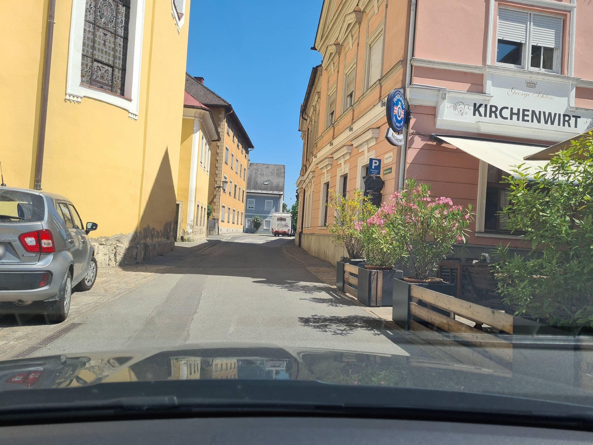 Street view near KIRCHENWIRT Ehrenhausen bei Gamlitz, Ehrenhausen — © schermy_at (CC BY-SA · Mapillary)