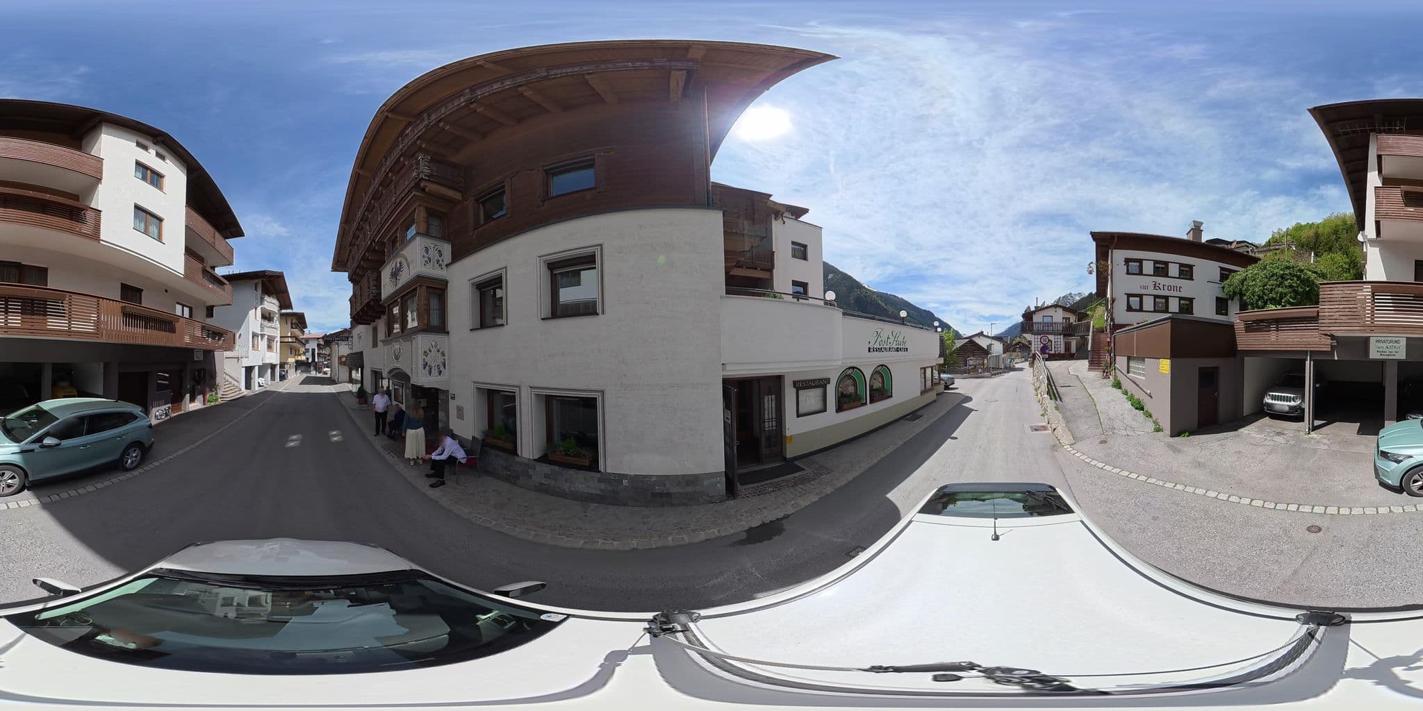 Street view near Hotel Post & Restaurant, Kappl — © osmplus_org (CC BY-SA · Mapillary)