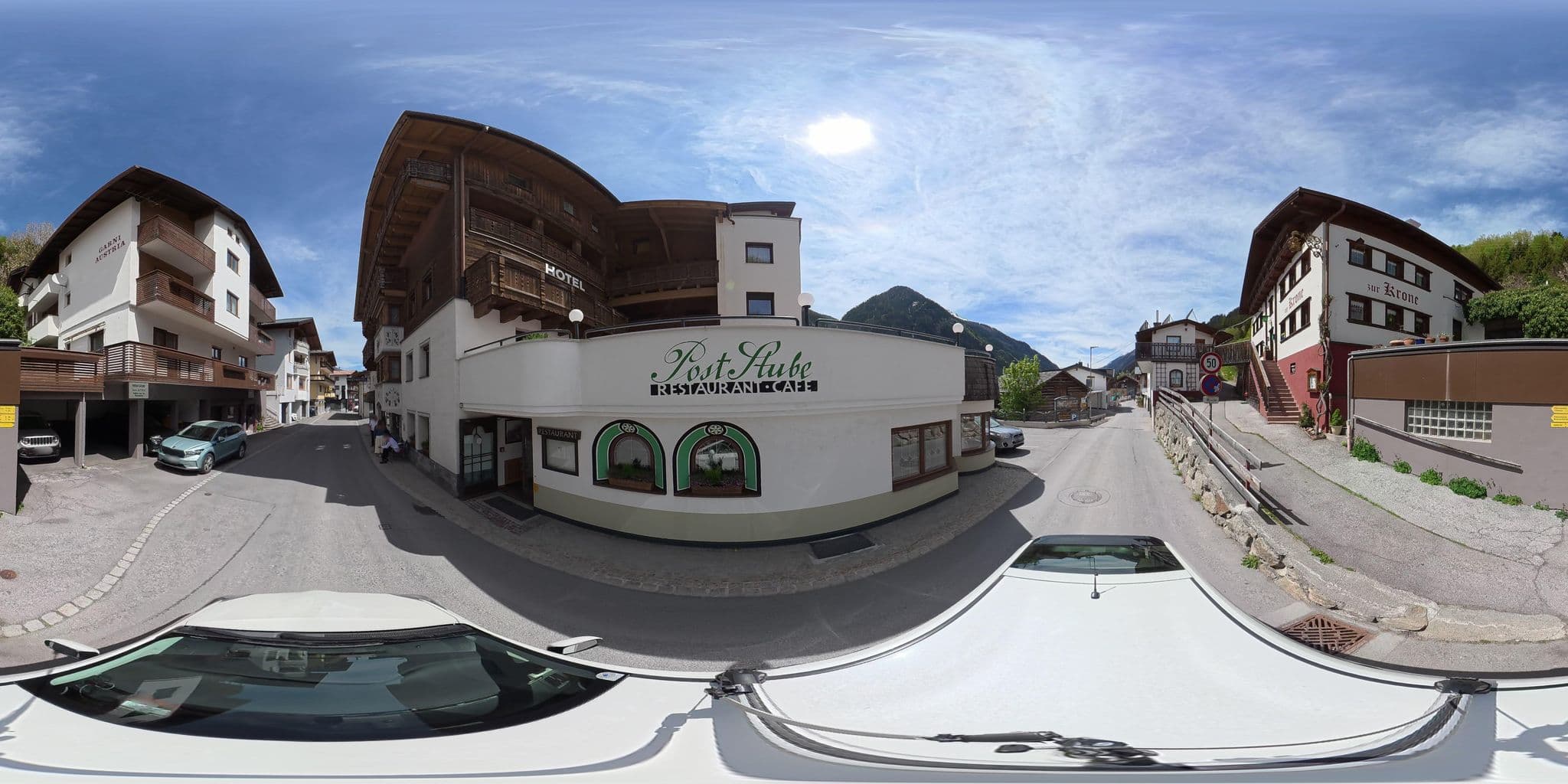 Street view near Gasthaus Krone - Zimmer mit vegetarischem Frühstück, Kappl — © osmplus_org (CC BY-SA · Mapillary)