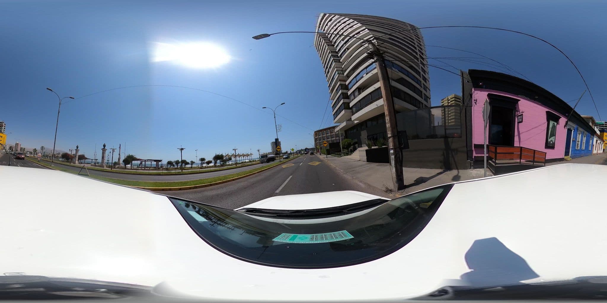 Street view near Feel Iquique Hostel, Iquique — © SolutivaSistemas (CC BY-SA · Mapillary)
