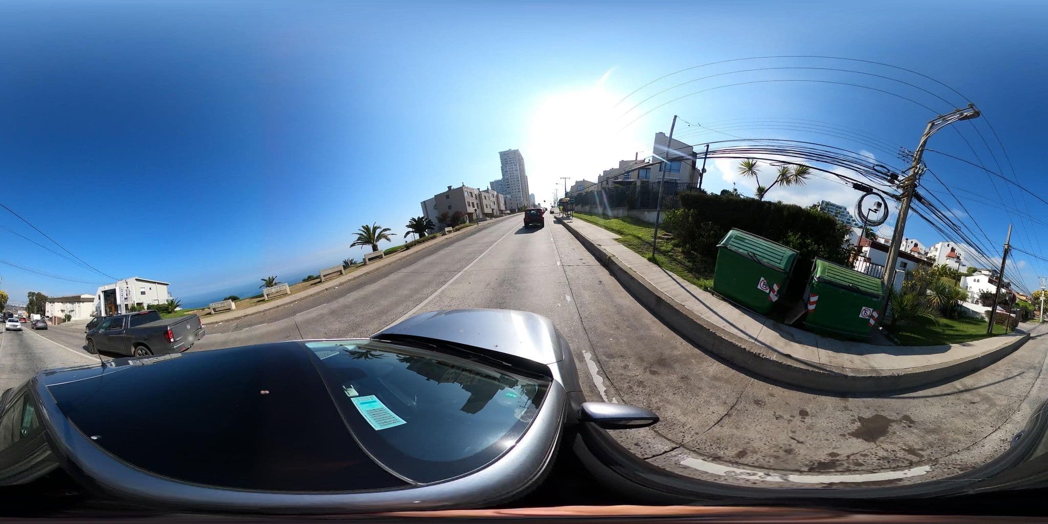Street view near Dei Templi, Concón — © DNC (CC BY-SA · Mapillary)