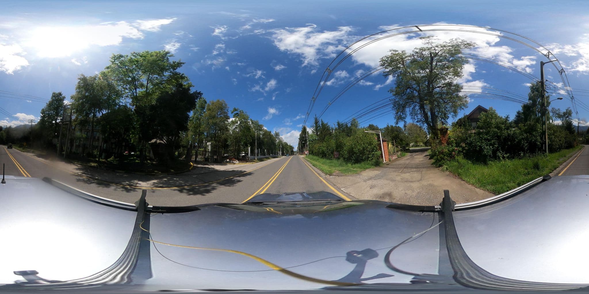 Street view near Cabañas Pirilauquen, Pucón