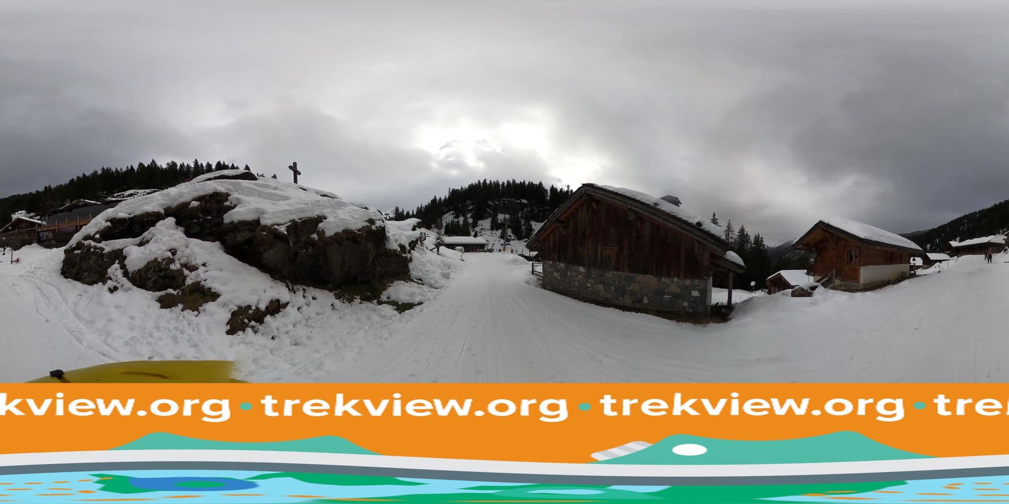 Street view near Chalet Le Ruisseau, Morzine — © trekviewed (CC BY-SA · Mapillary)