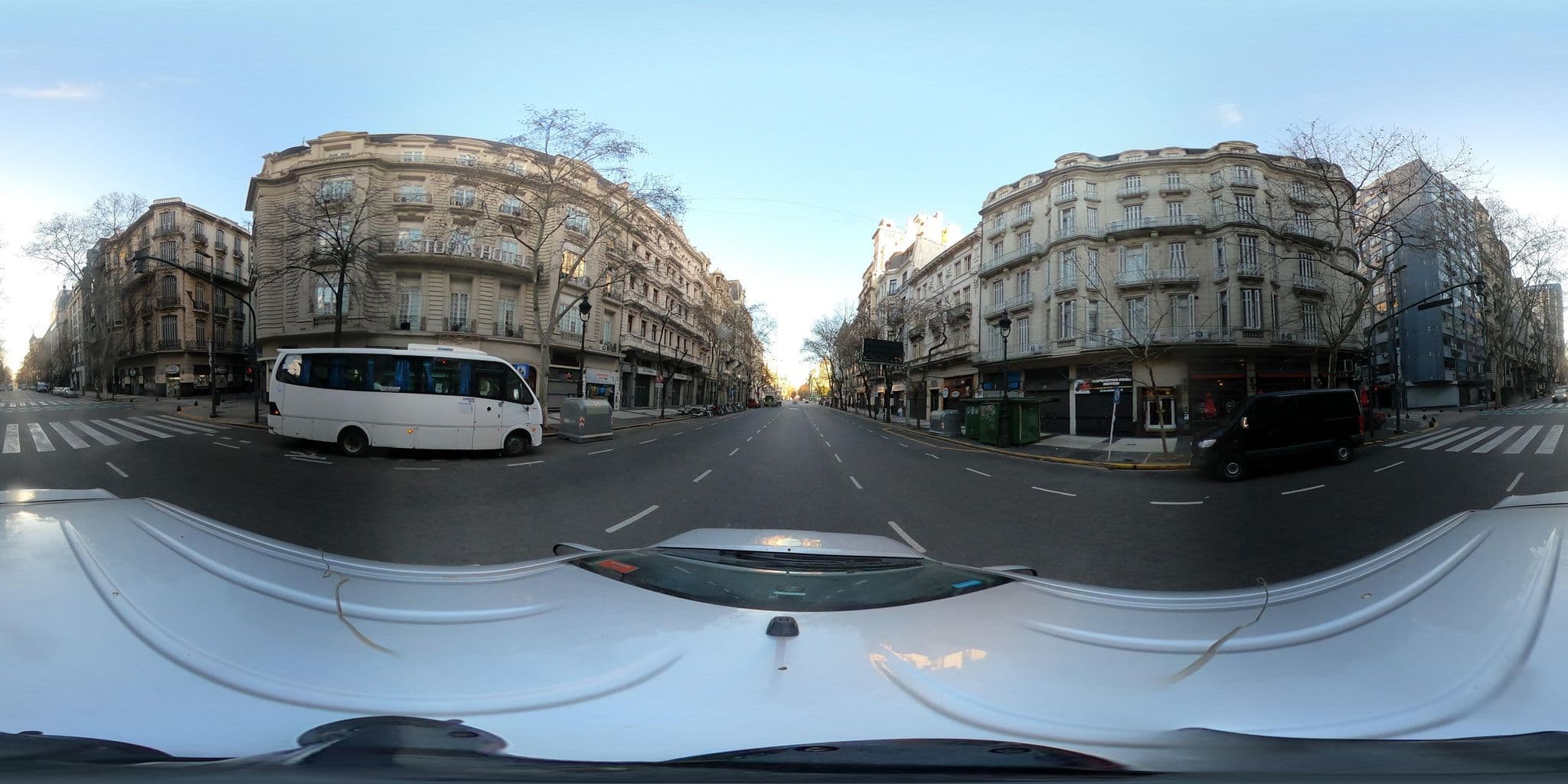 Street view near Novel Hotel, Buenos Aires