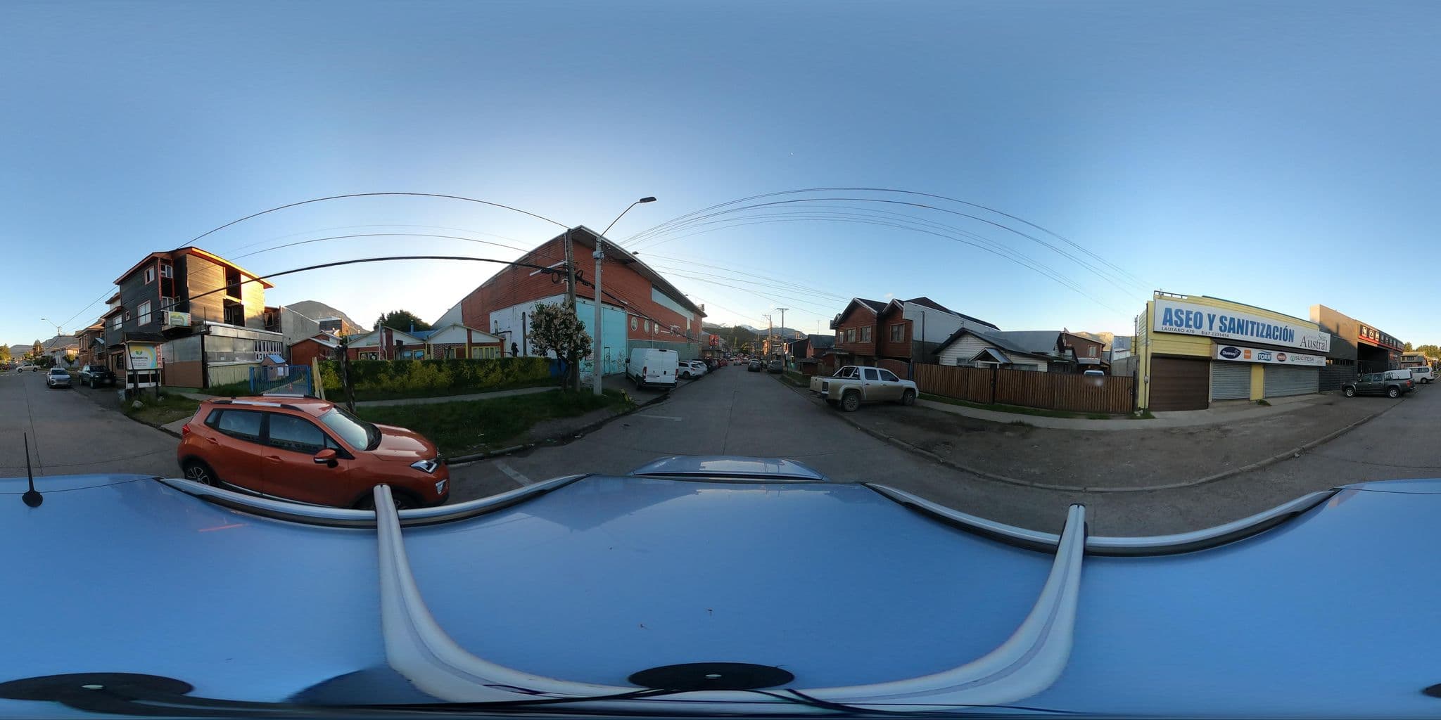 Street view near Pre-U hostel, Coyhaique