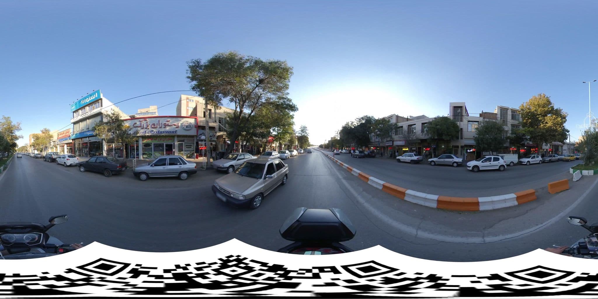 Street view near ideal boutique hotel/هتل ايده آل بوتيك, Ardabīl — © 58zarali (CC BY-SA · Mapillary)