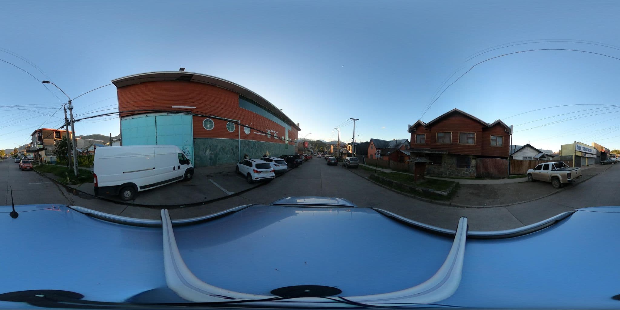 Street view near Hostal Gaucho, Coyhaique