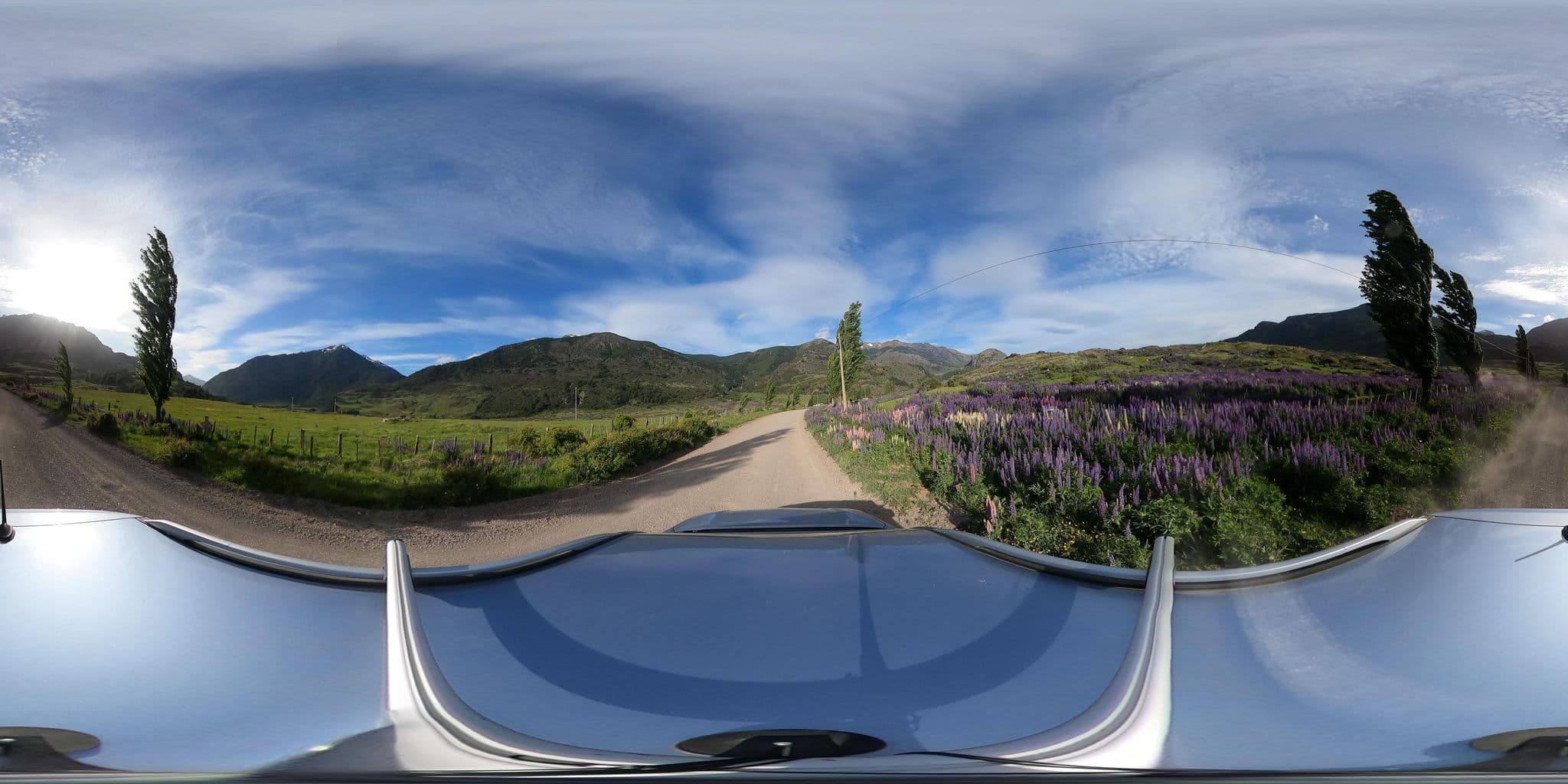 Street view near Camping Los Cisnes, Coyhaique