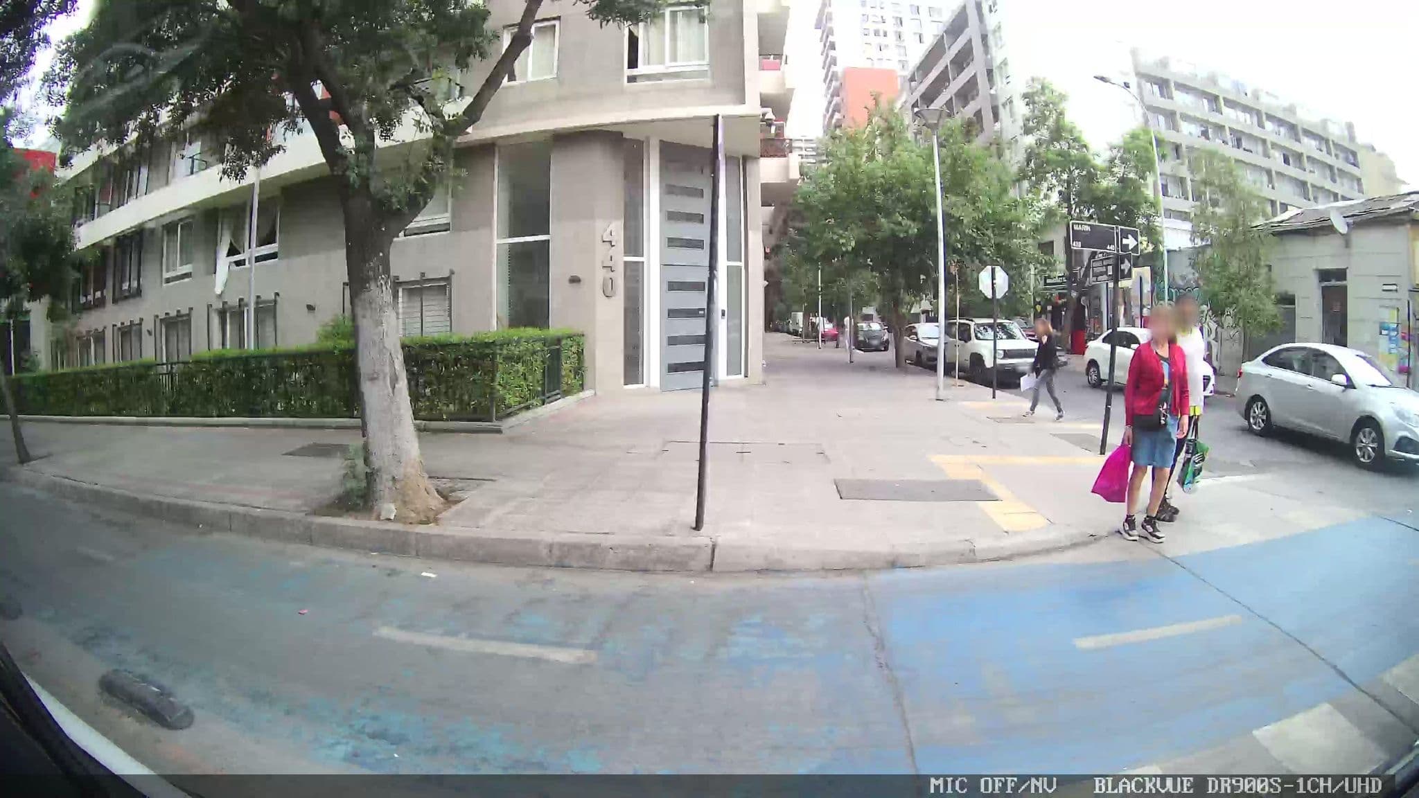 Street view near SyC Apartments Marin, Santiago