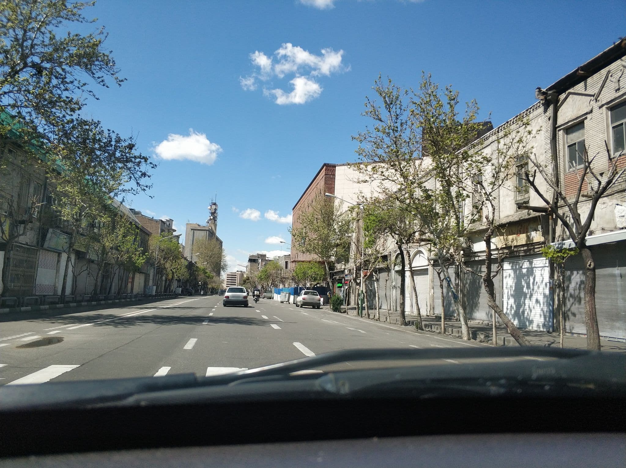 Street view near Mashad Hostel, Tehran — © hota (CC BY-SA · Mapillary)