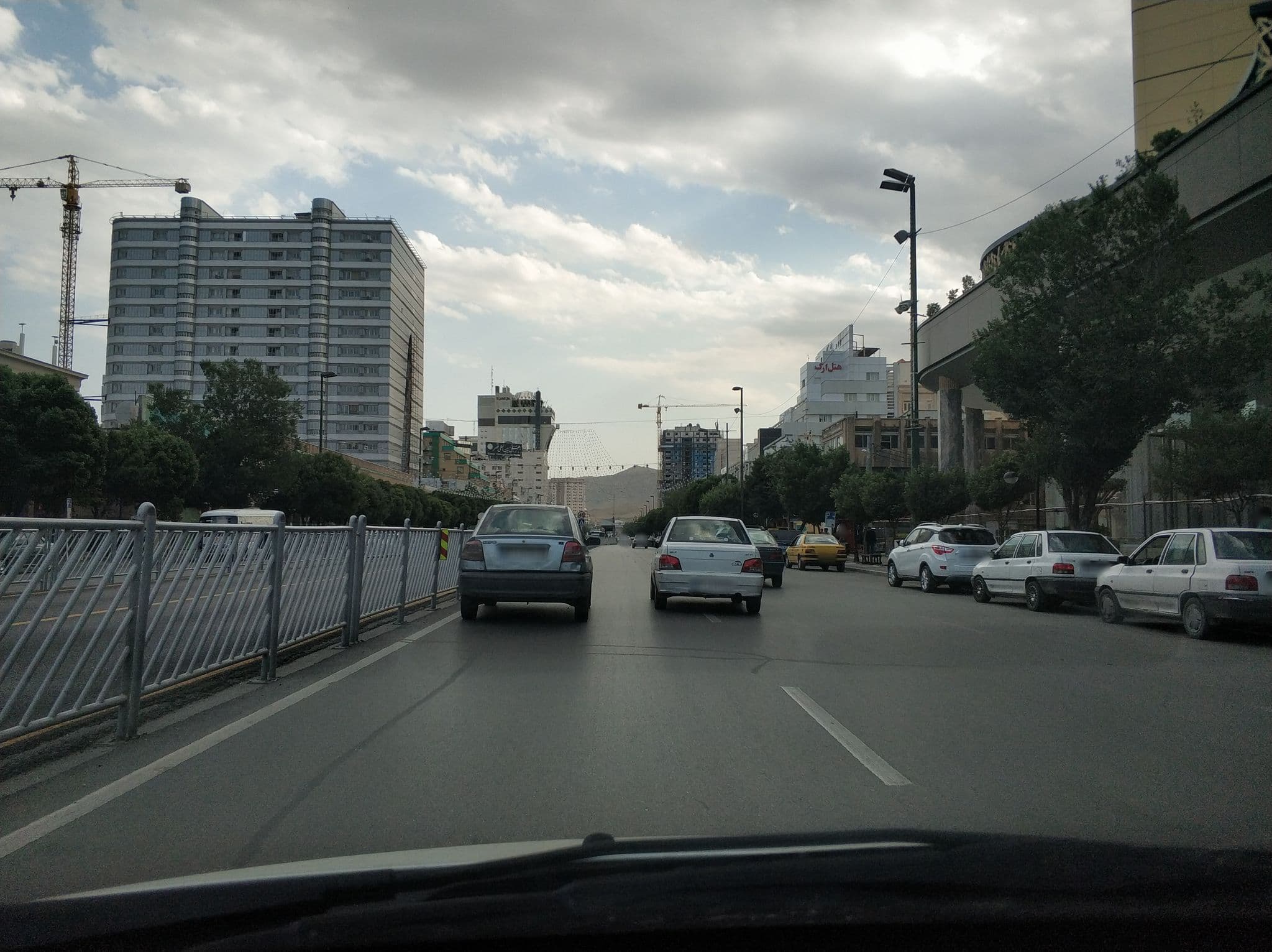 Street view near Tehran Hotel | هتل تهران, Mashhad — © hota (CC BY-SA · Mapillary)