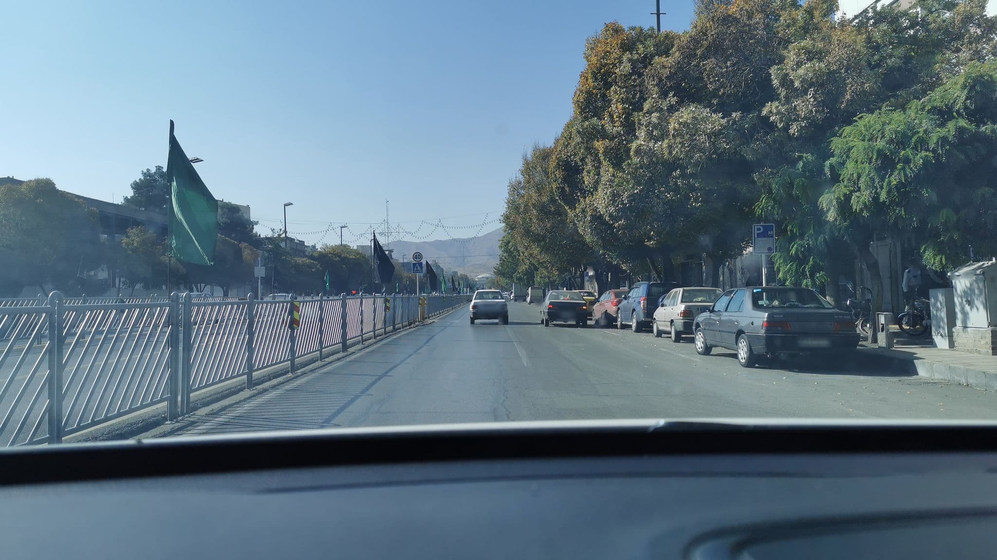 Street view near Roya Hotel, Mashhad — © kesler (CC BY-SA · Mapillary)