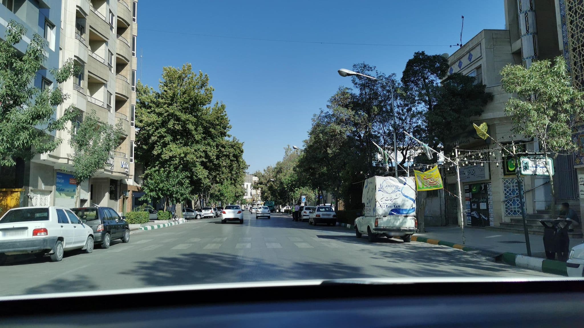 Street view near hotel aramis | هتل آراميس, Mashhad — © kesler (CC BY-SA · Mapillary)