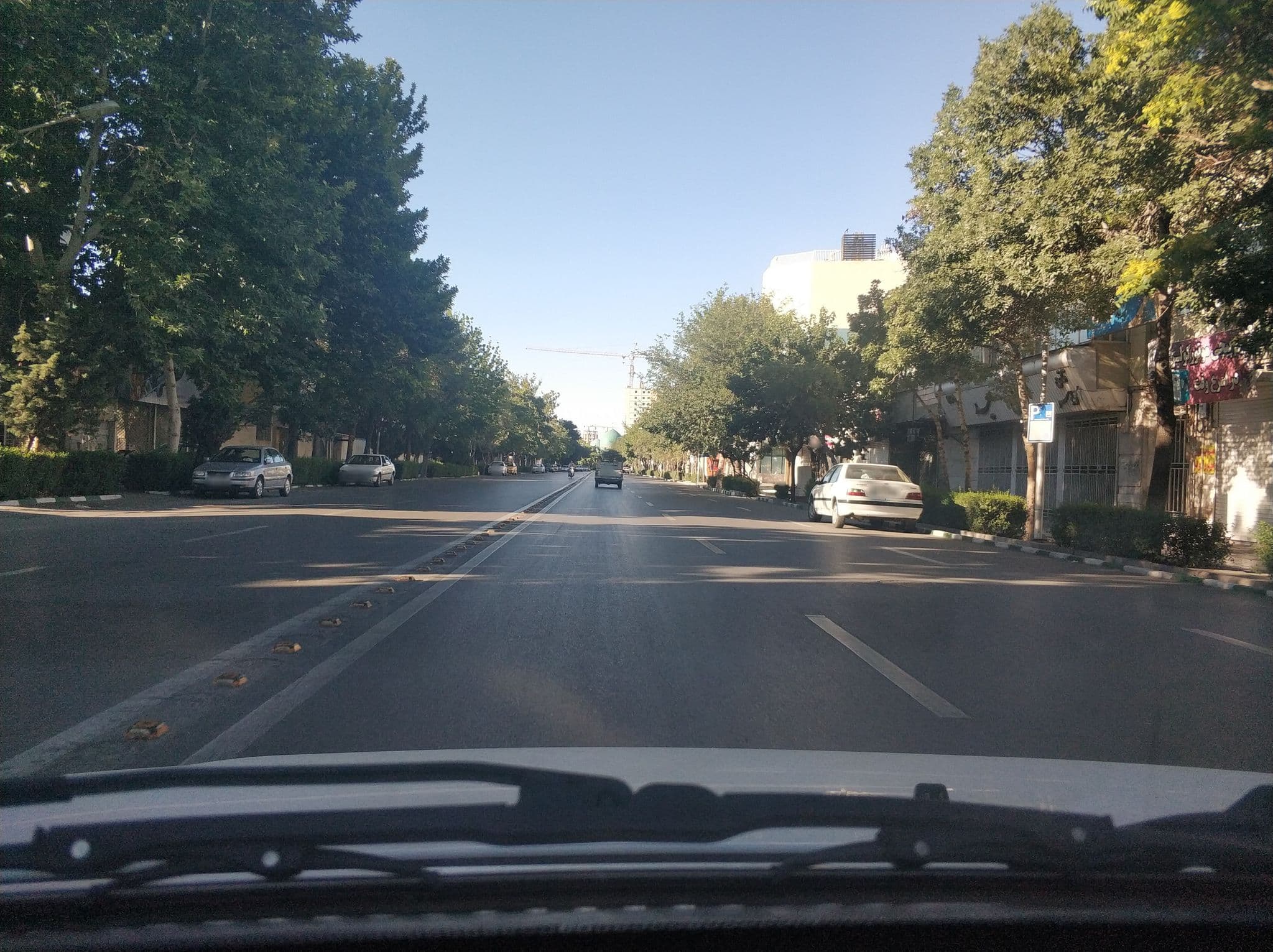 Street view near Parham Hotel, Mashhad — © hota (CC BY-SA · Mapillary)