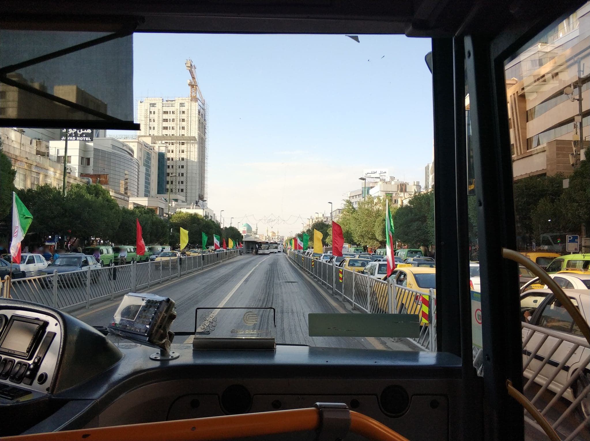 Street view near لابی هتل جواهری, Mashhad — © hota (CC BY-SA · Mapillary)