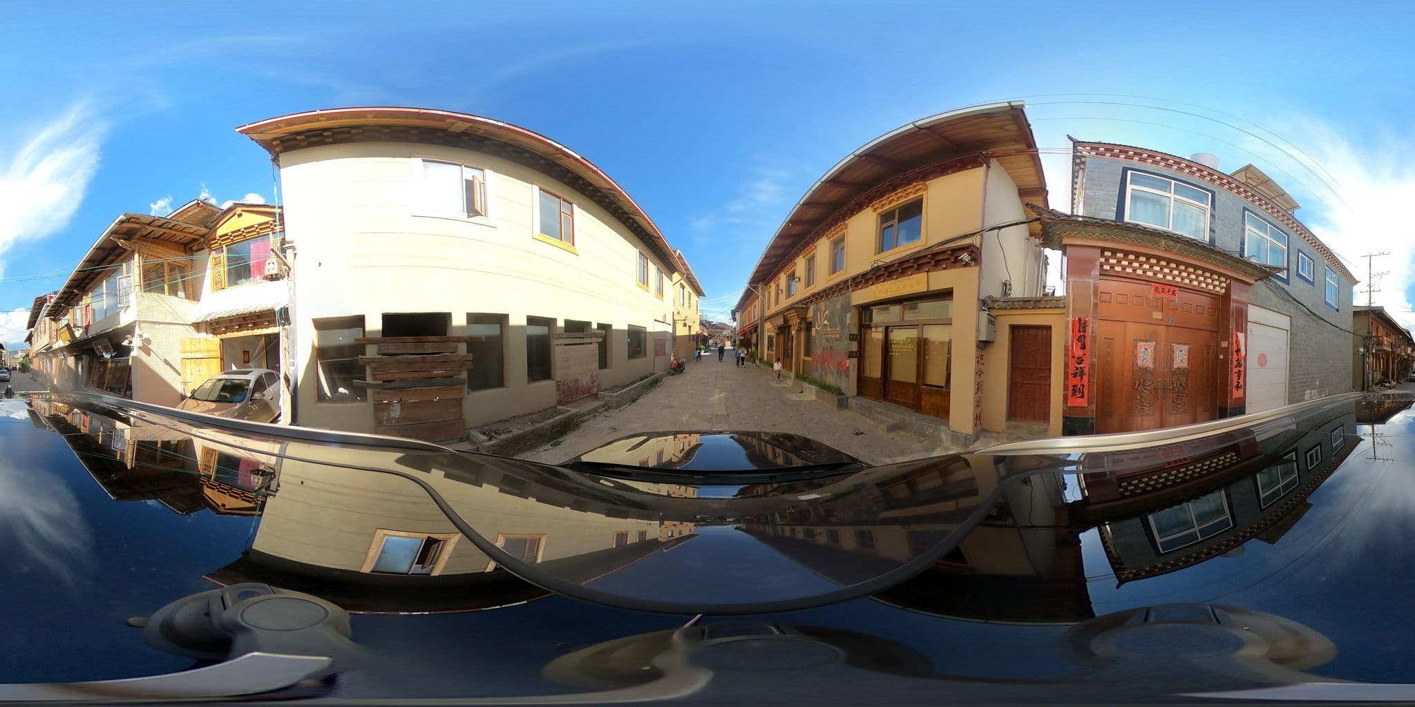 Street view near Good Fortune Inn, Shangri-La — © adirricor (CC BY-SA · Mapillary)