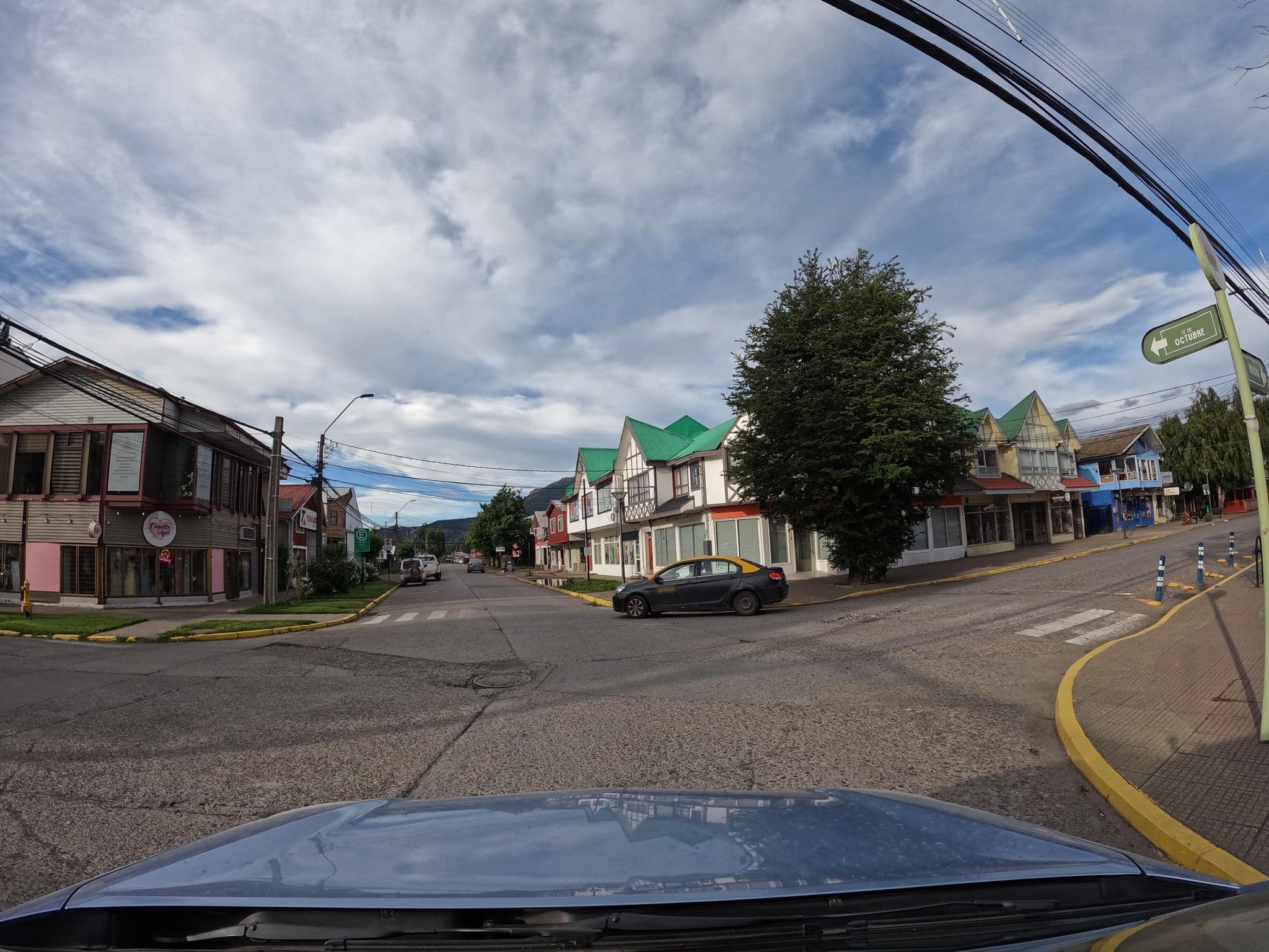 Street view near Huellas y Senderos Hotel, Coyhaique