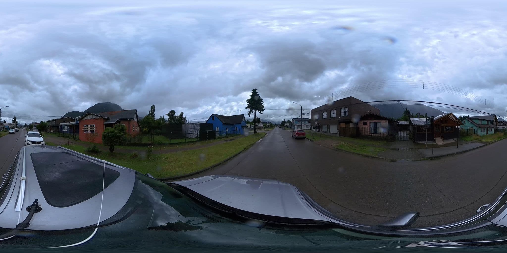 Street view near Hostal Dendal, Puerto Aysén — © Antoniam (CC BY-SA · Mapillary)