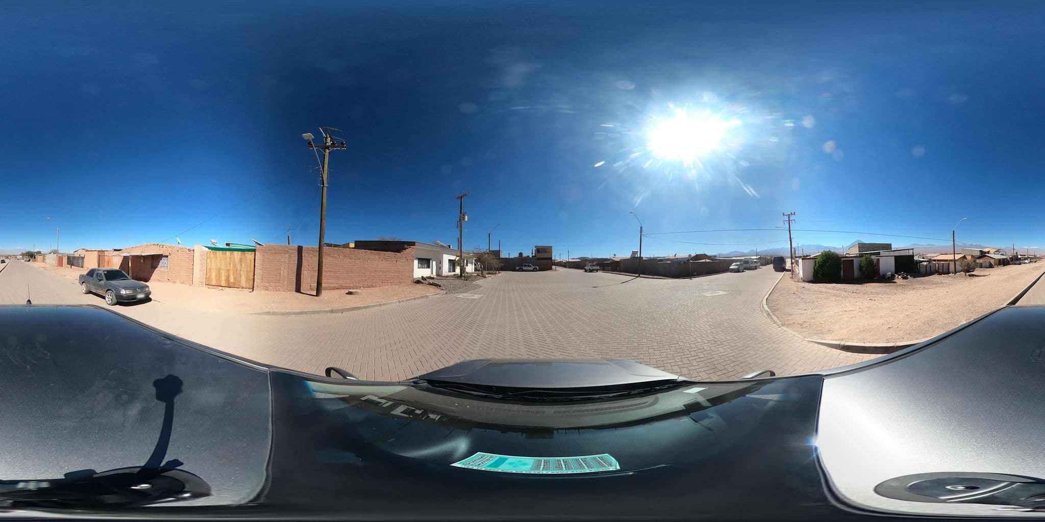 Street view near Rey Legarto Hostel, San Pedro de Atacama