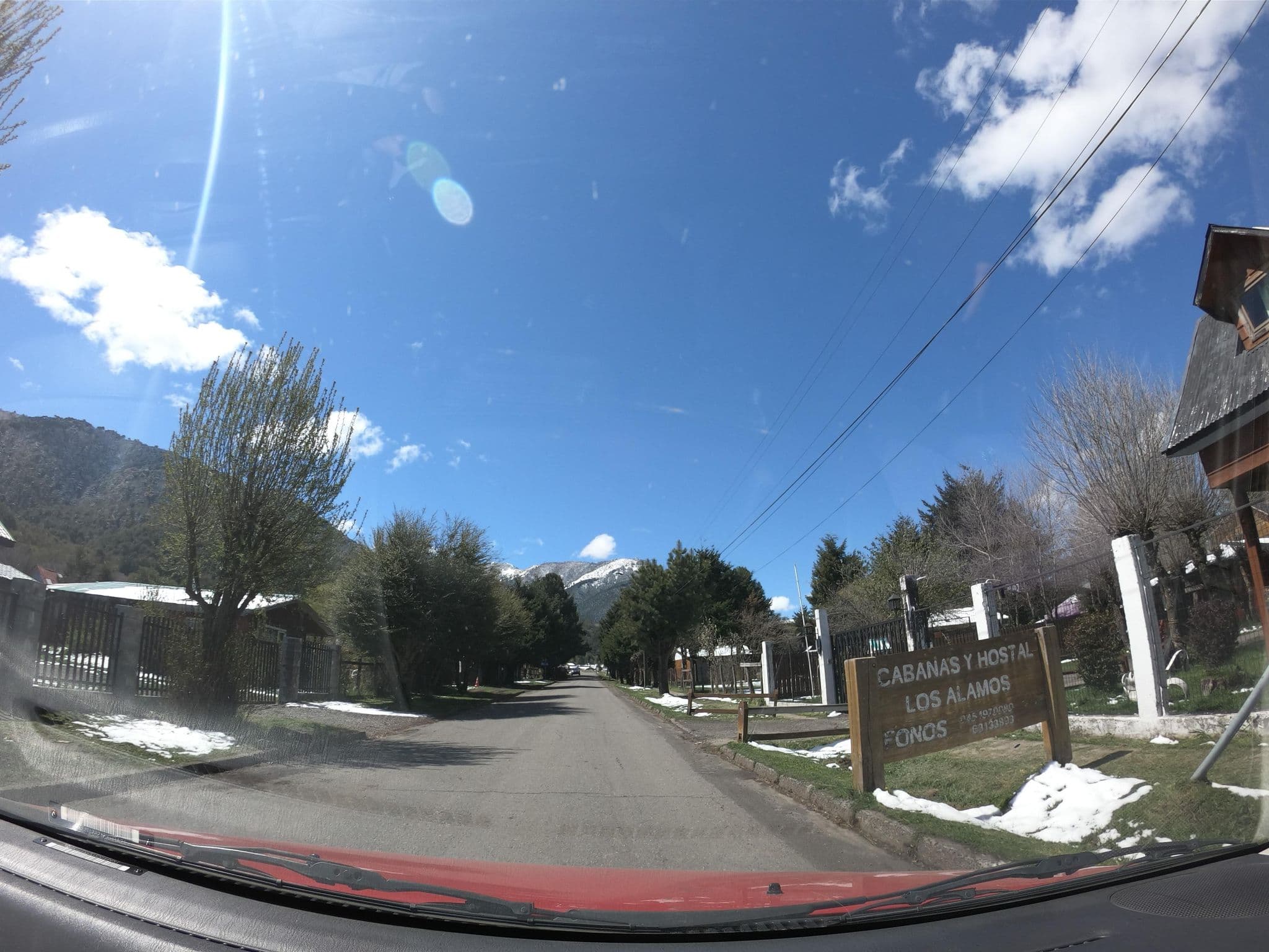 Street view near Cabañas y Hostal Los Álamos, Lonquimay — © jptolosa (CC BY-SA · Mapillary)