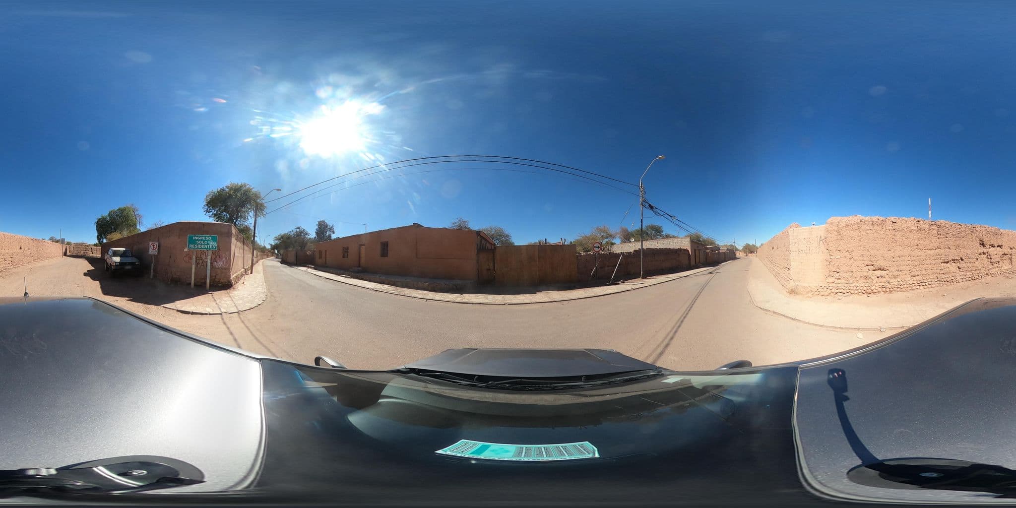 Street view near Hostal Las Cornizas de Catarpe, San Pedro de Atacama
