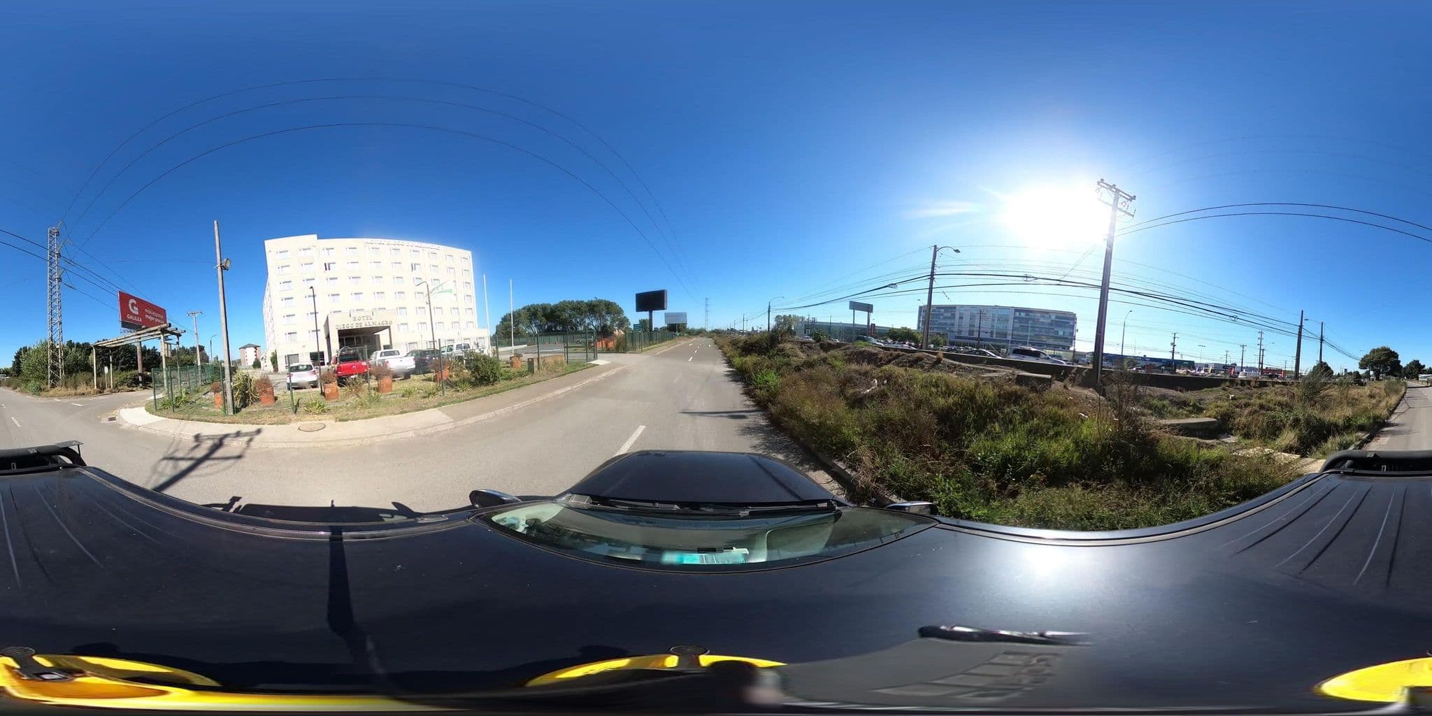 Street view near Hotel Diego de Almagro, Hualpén — © manescob (CC BY-SA · Mapillary)
