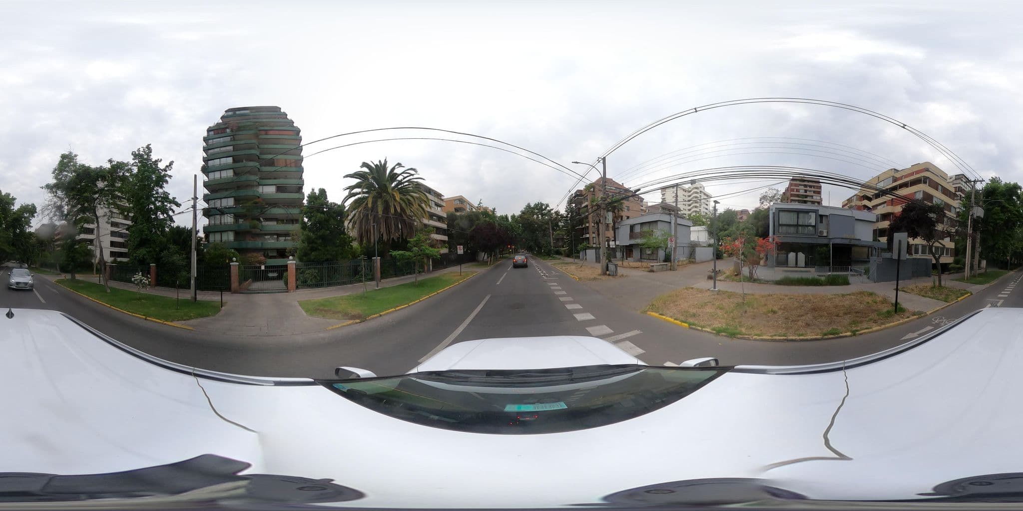 Street view near Hostal Thayer, Ñuñoa — © kaart_360 (CC BY-SA · Mapillary)