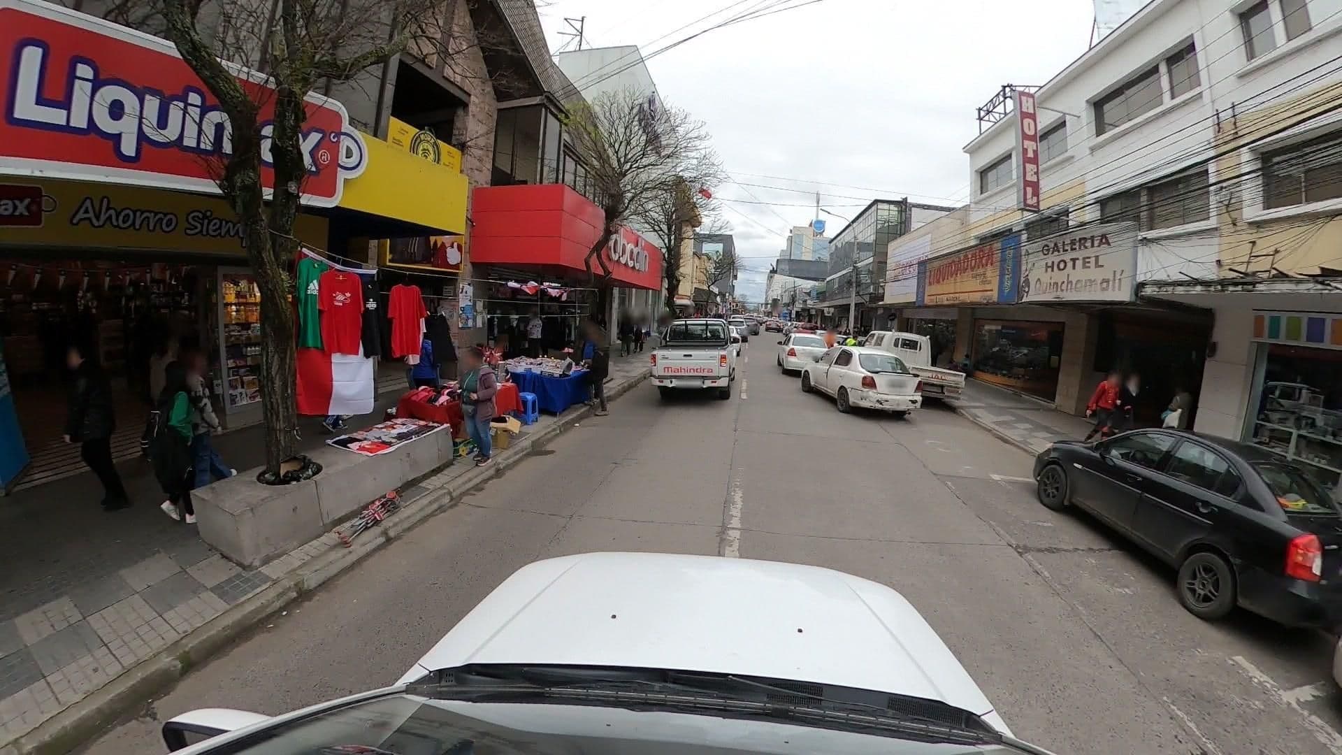 Street view near Hotel Quinchamali, Chillán — © Kaart_Local (CC BY-SA · Mapillary)