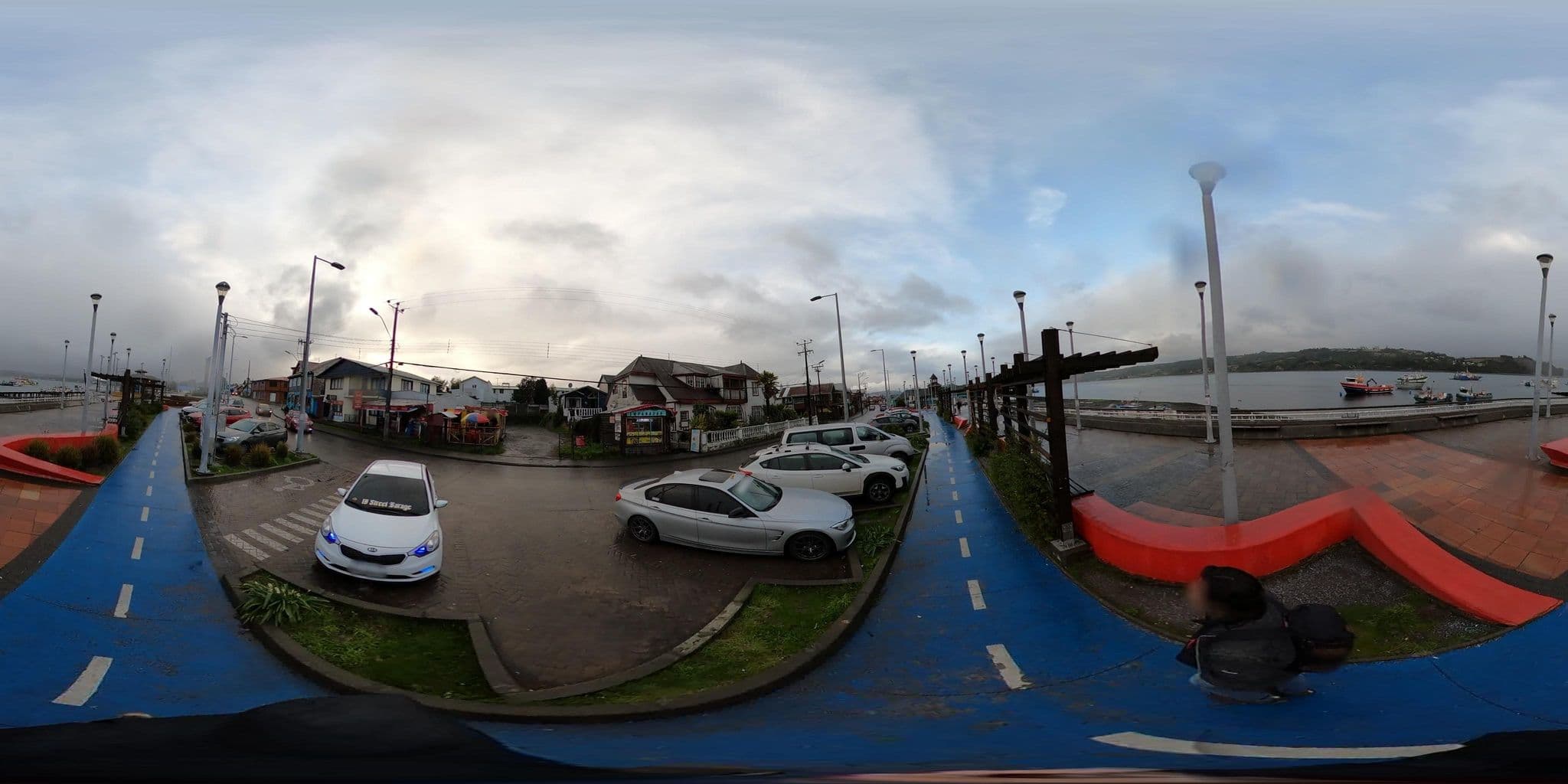Street view near Hostal Isla Mágica, Dalcahue — © ariellopez (CC BY-SA · Mapillary)