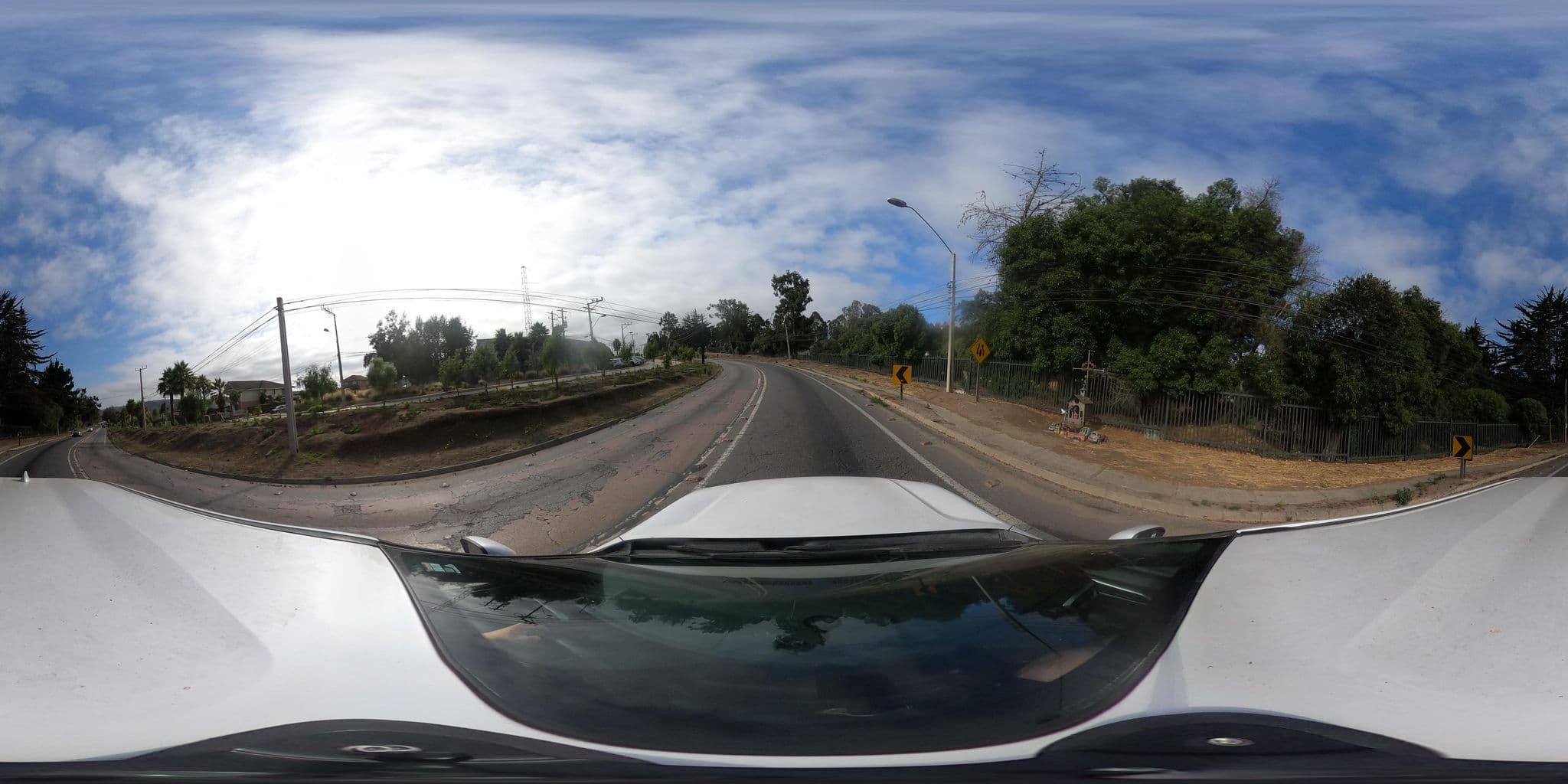 Street view near Club de Campo Carabineros de Chile, Santo Domingo — © Kaart_Local (CC BY-SA · Mapillary)
