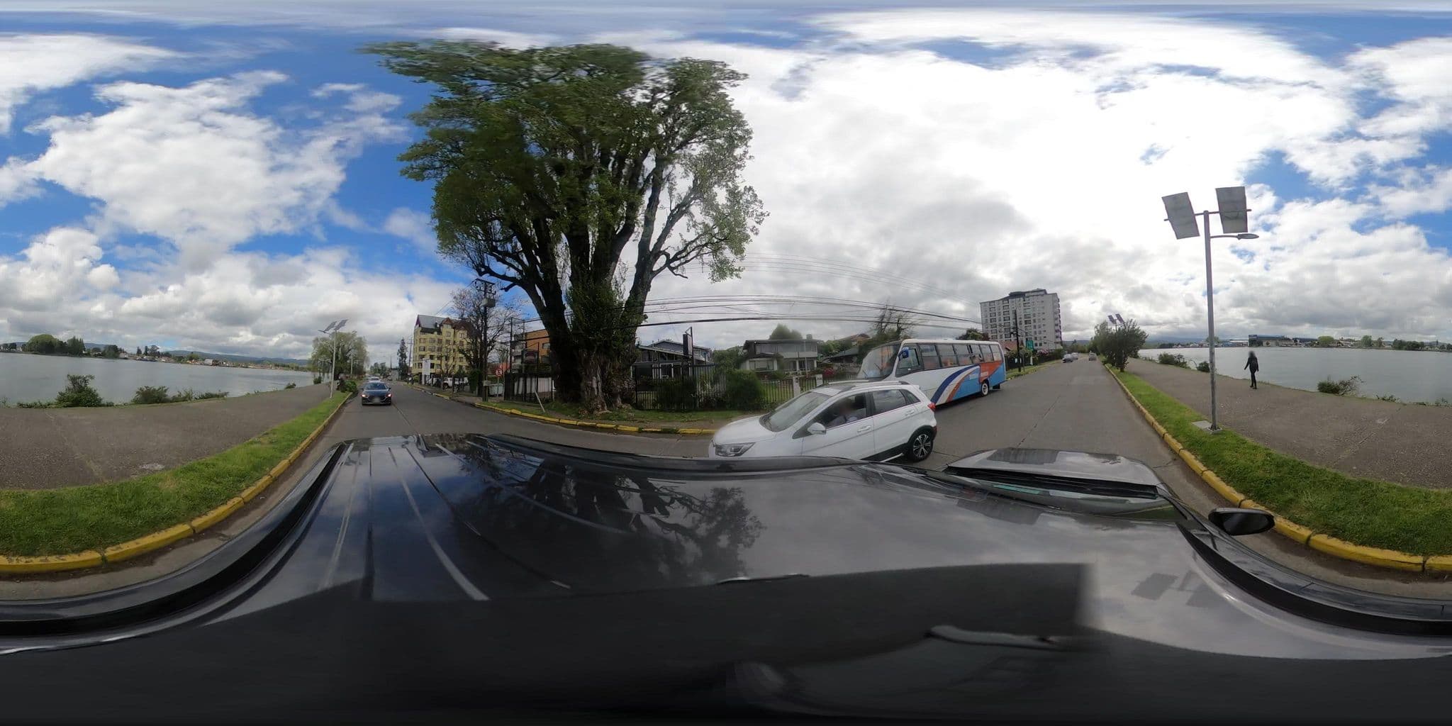 Street view near Hostal Casablanca, Valdivia — © Transporte_DSS (CC BY-SA · Mapillary)