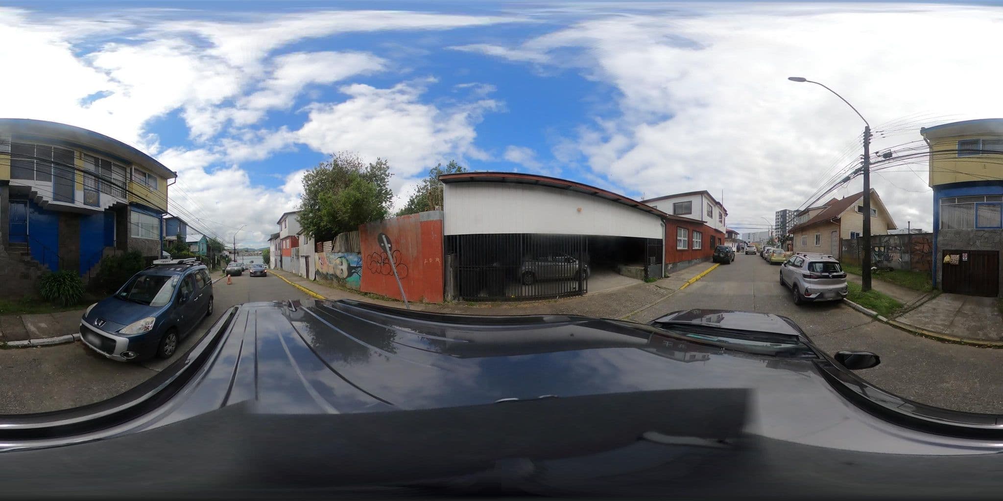 Street view near Hostal Prat II, Valdivia — © Transporte_DSS (CC BY-SA · Mapillary)