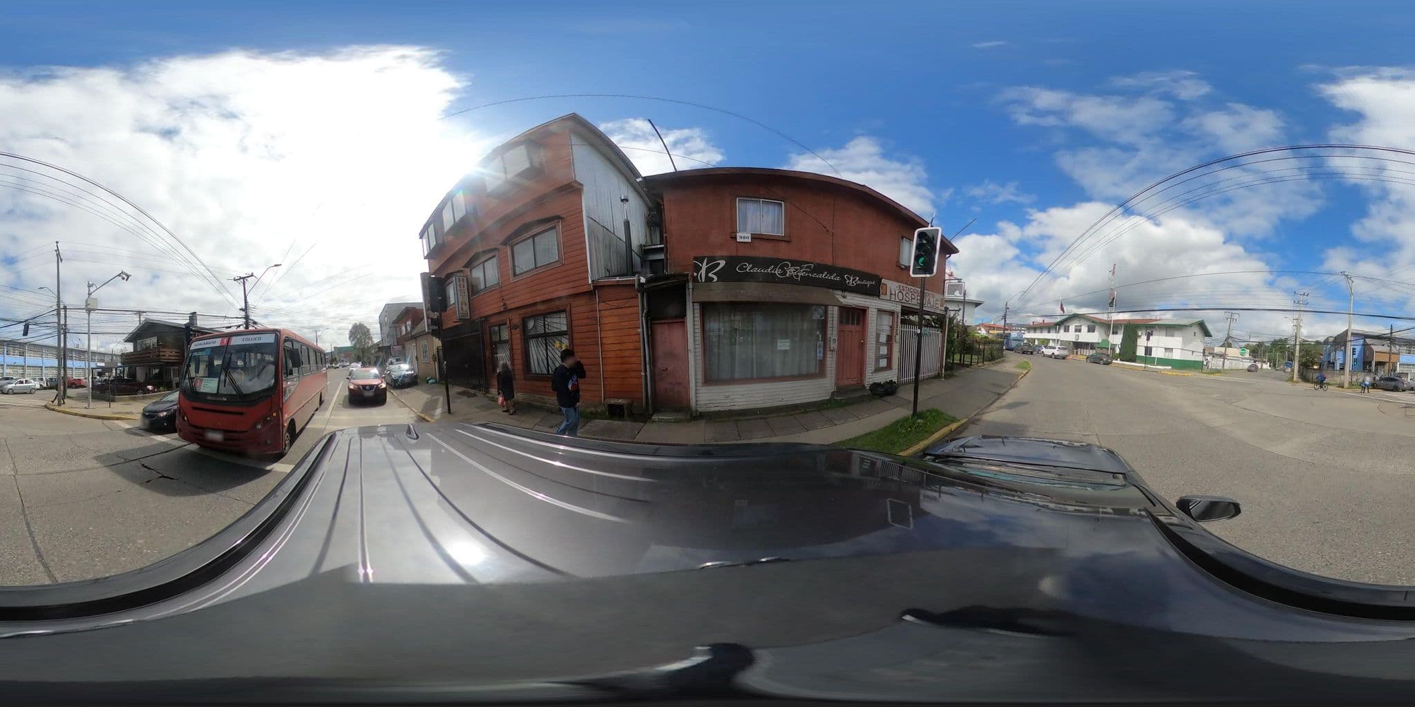 Street view near Pérez Rosales, Valdivia — © Transporte_DSS (CC BY-SA · Mapillary)