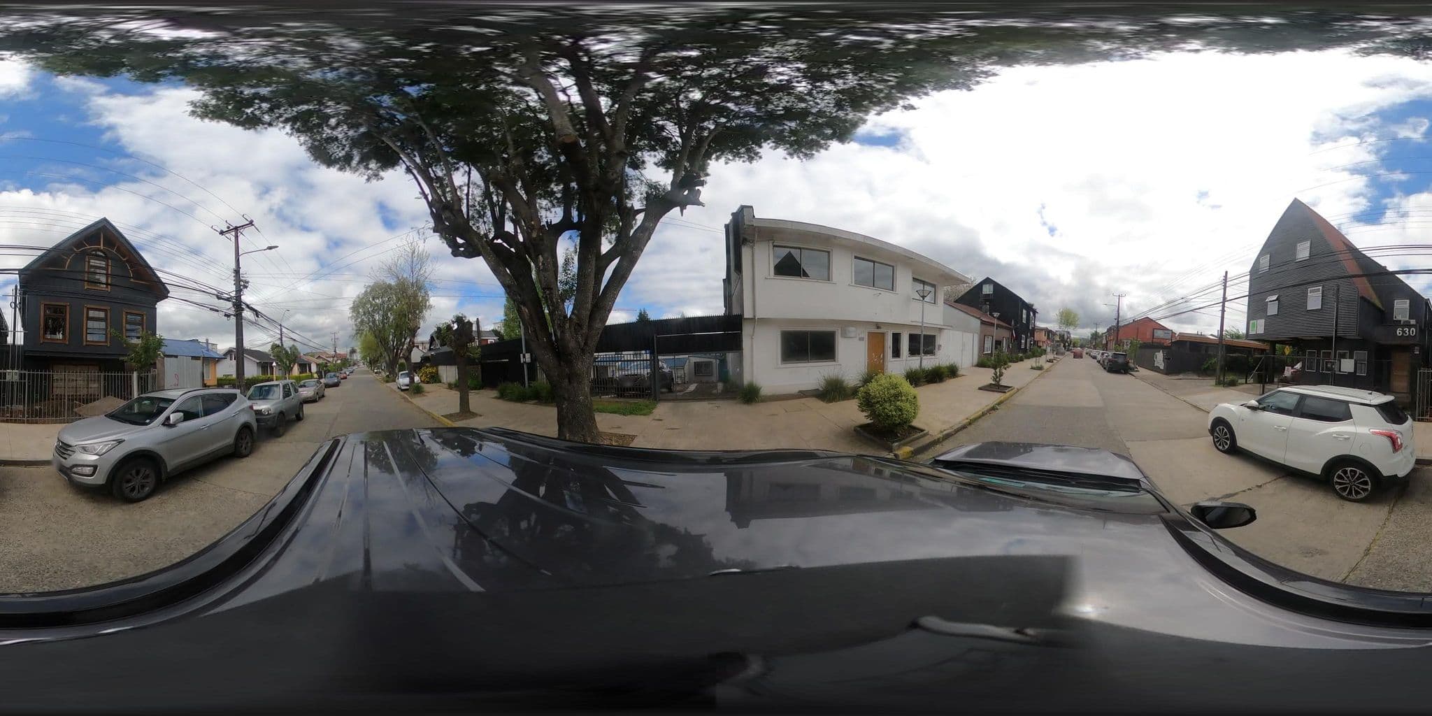 Street view near Hotel Nueve Ríos, Valdivia — © Transporte_DSS (CC BY-SA · Mapillary)