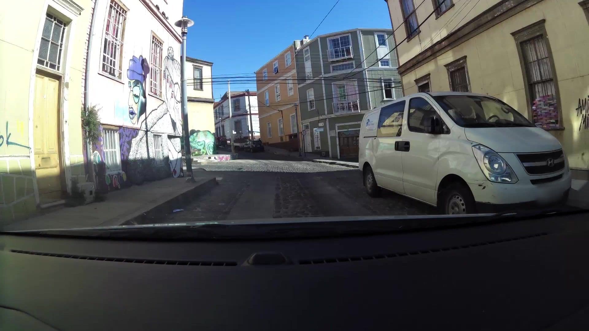 Street view near BO Hotel, Valparaíso