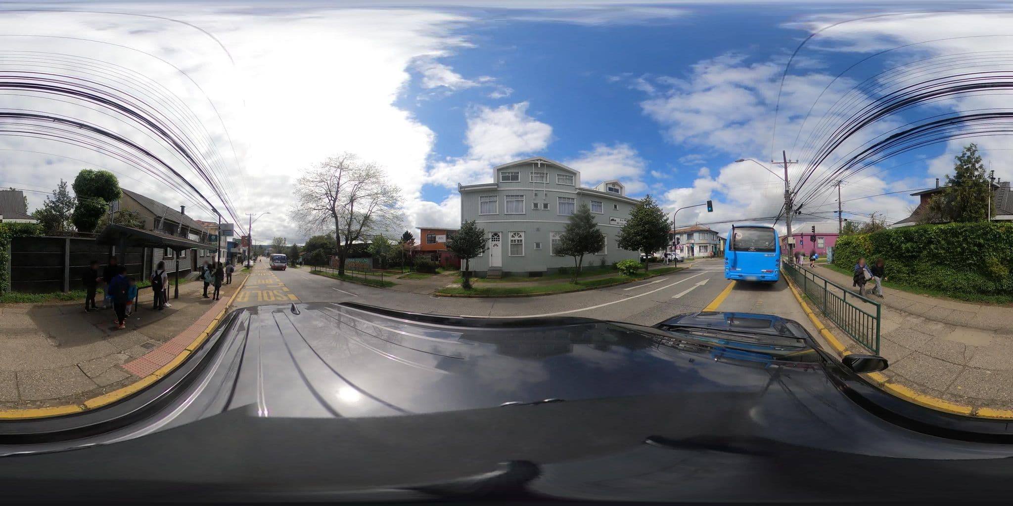 Street view near Hospedaje Arauco, Valdivia — © Transporte_DSS (CC BY-SA · Mapillary)