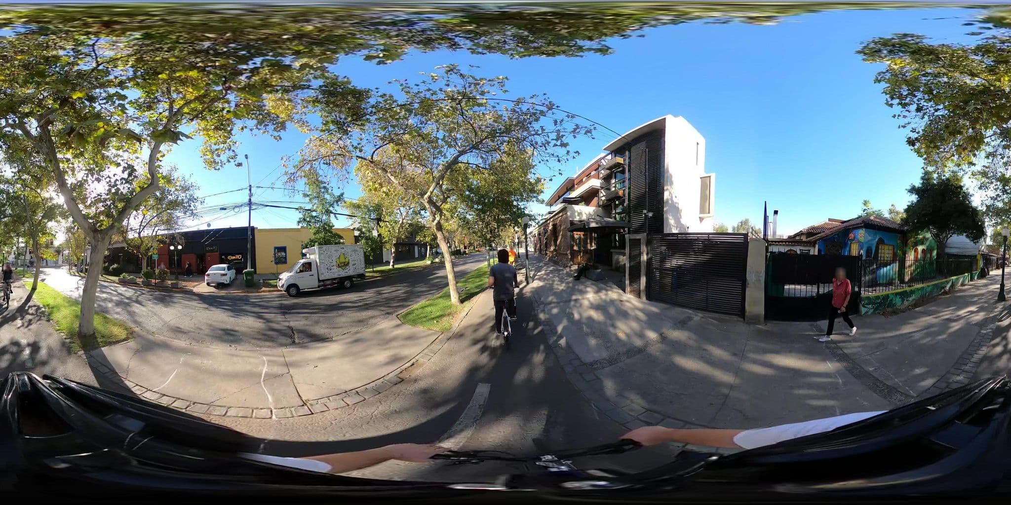 Street view near Maison Italia 1029, Santiago