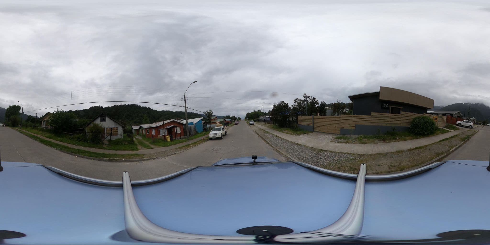 Street view near Hostal One, Puerto Cisnes — © Kaart_Local (CC BY-SA · Mapillary)
