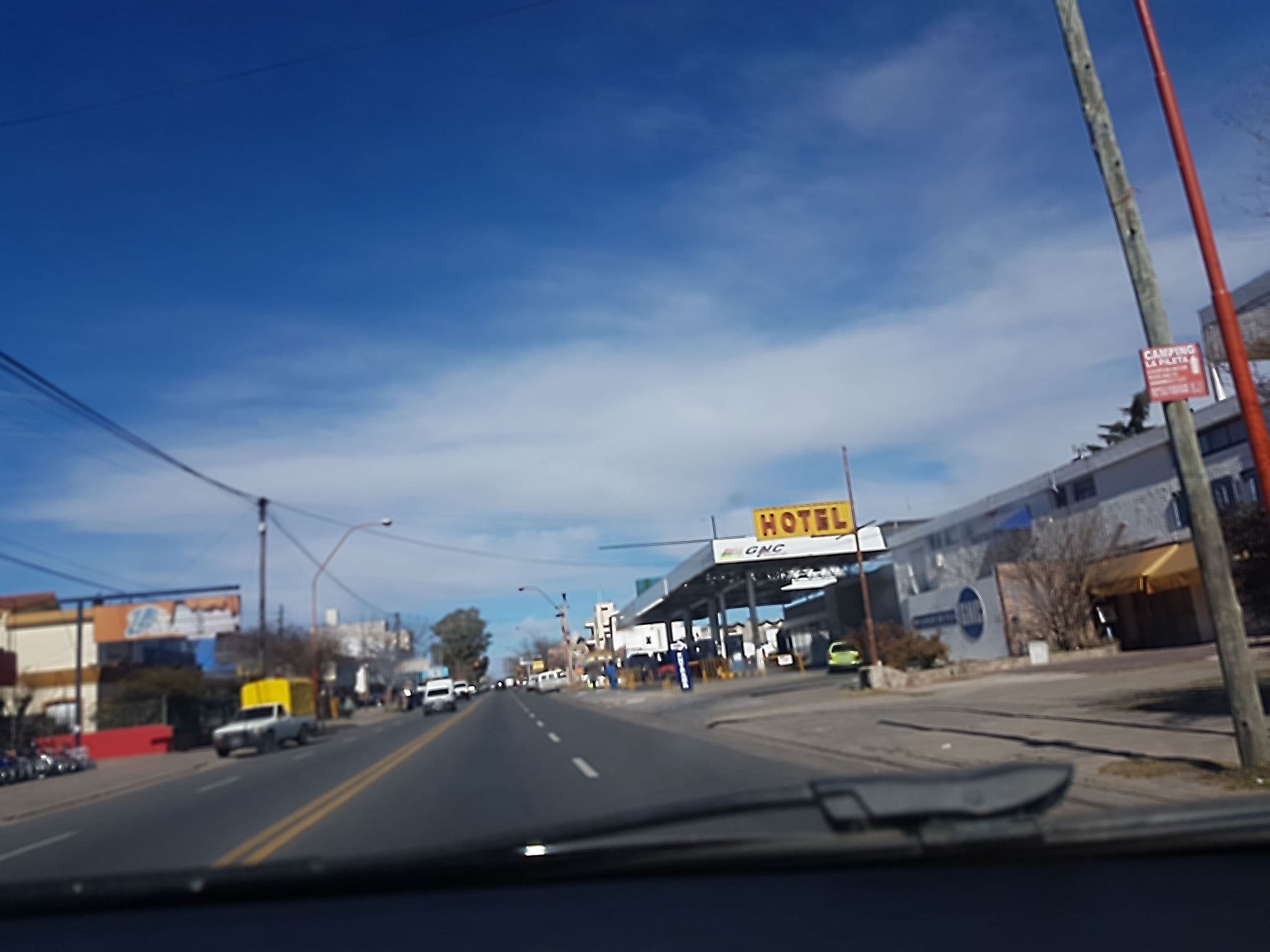 Street view near Hotel El Triángulo, Villa Carlos Paz