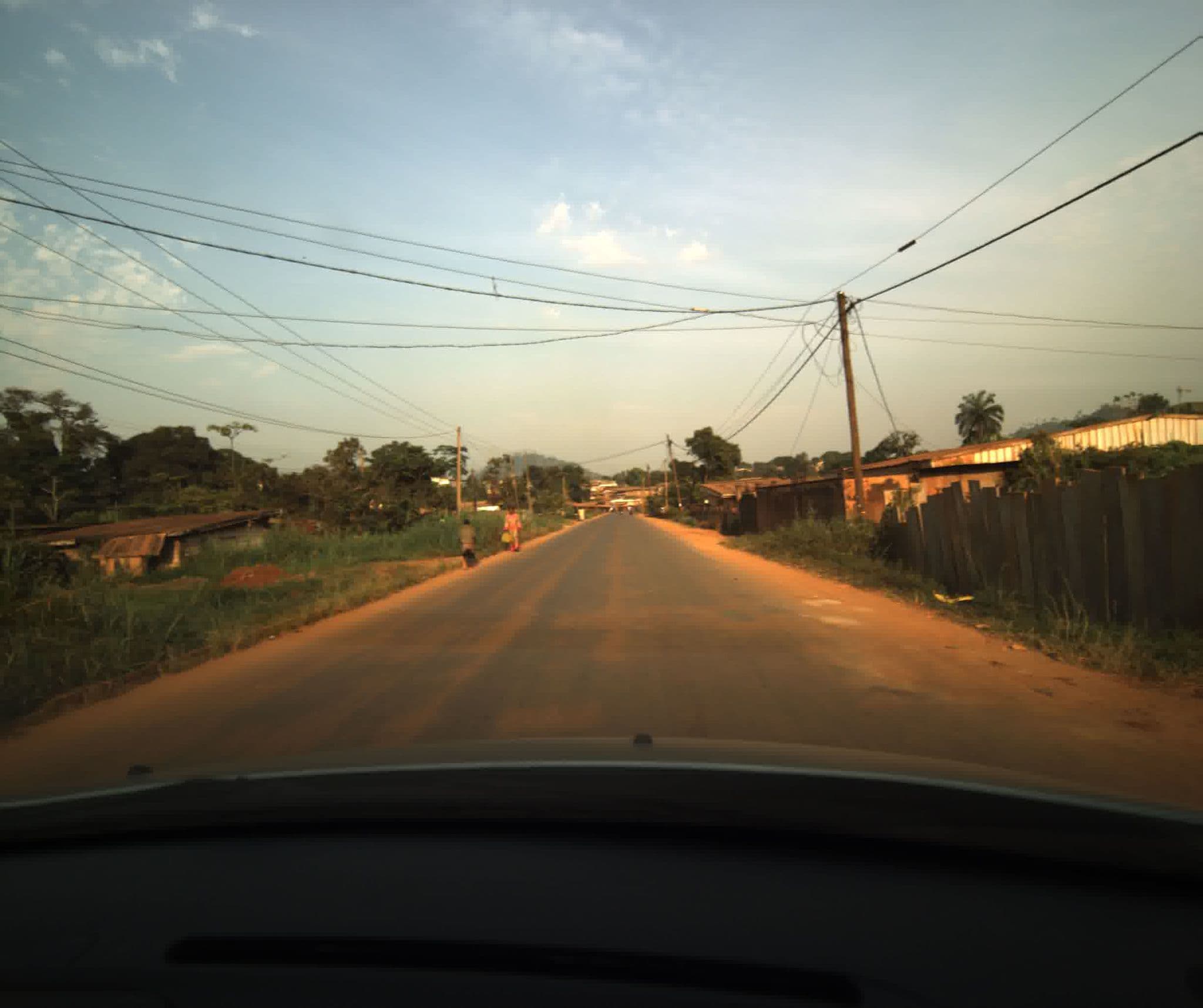 Street view near Séduction Motel, Yaoundé