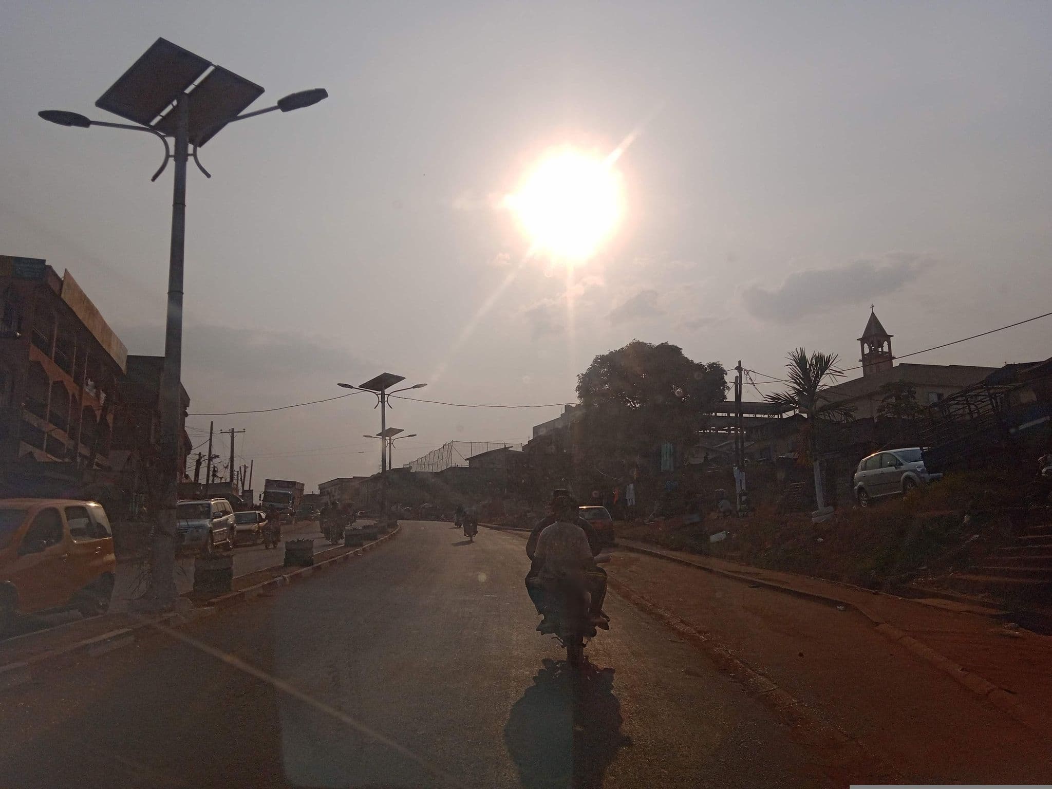 Street view near Le Baroko Vip, Yaoundé — © ArnoldNkwabong (CC BY-SA · Mapillary)