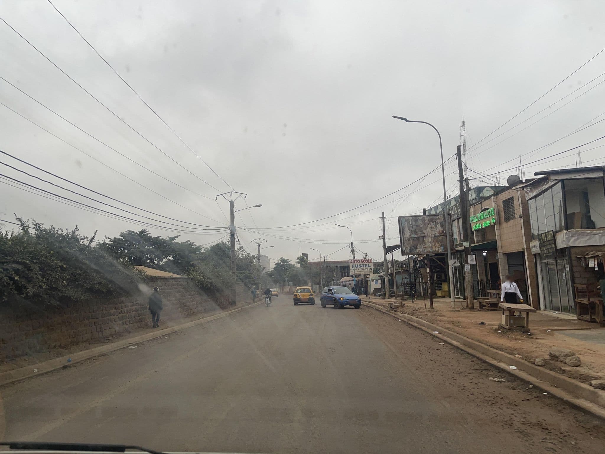Street view near Hôtel Jouvence 2000, Yaoundé — © ArnoldNkwabong (CC BY-SA · Mapillary)