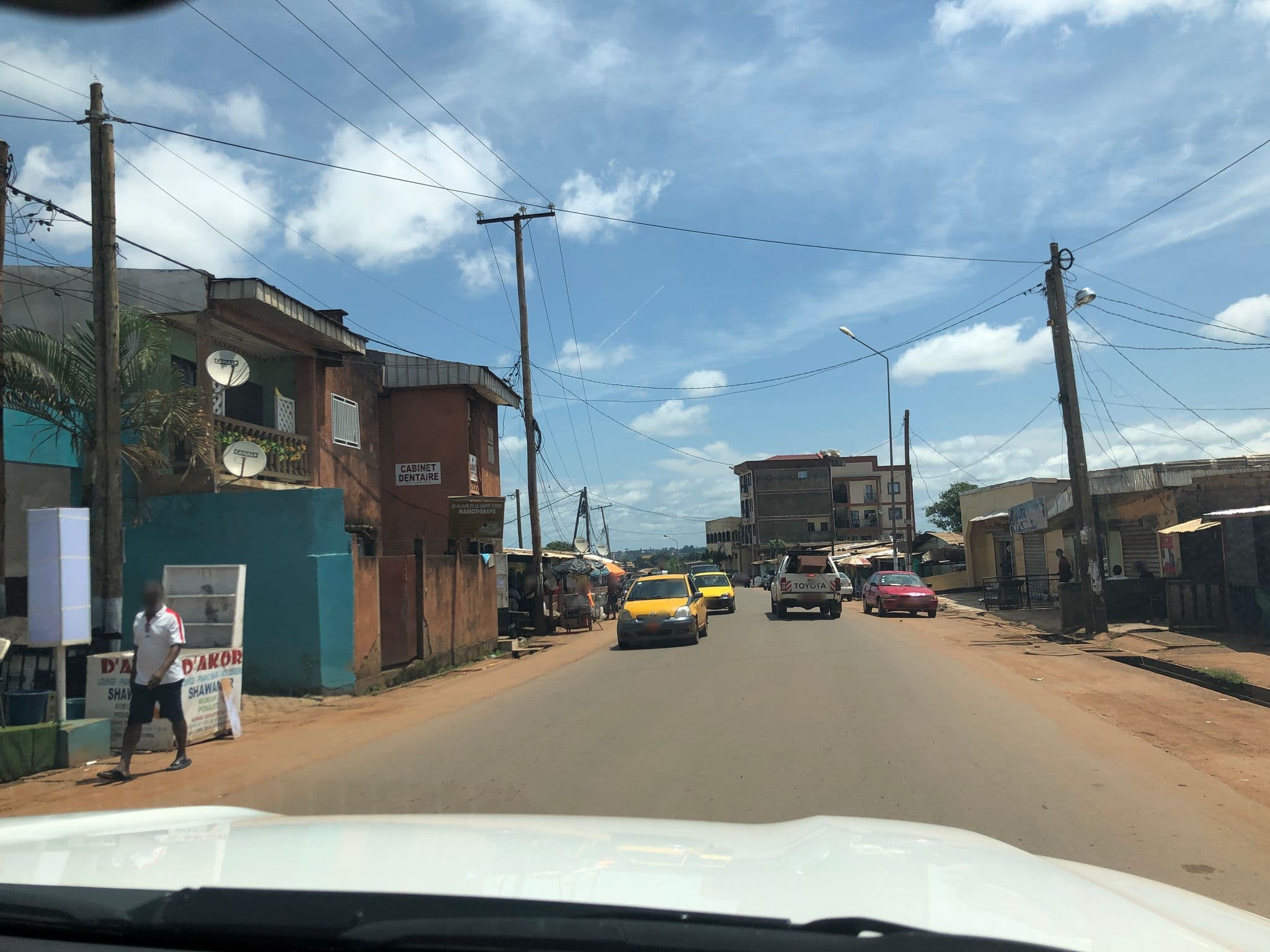 Street view near Hôtel Mandannou, Yaoundé