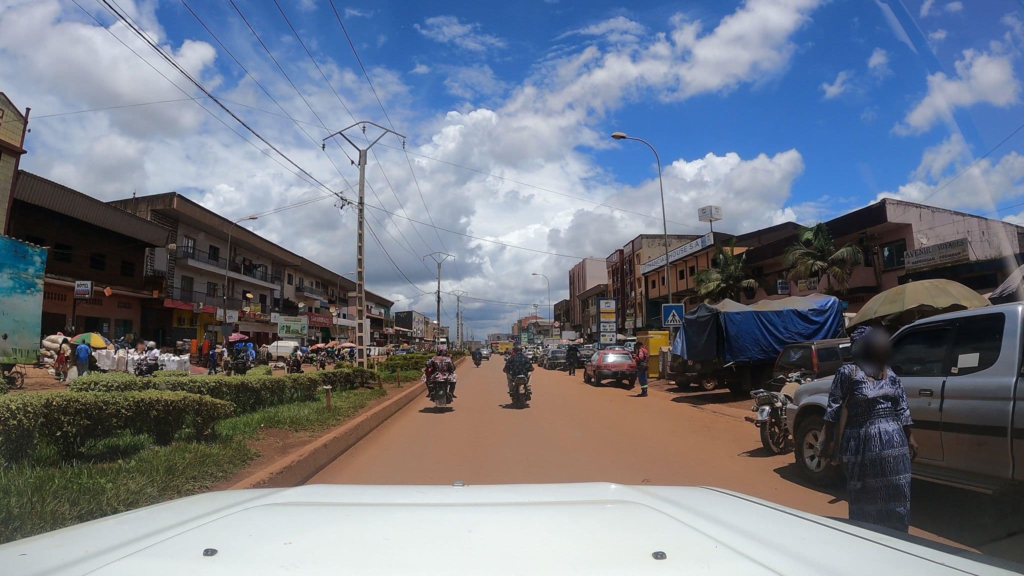 Street view near Hôtel Trésor, Bafoussam — © ArnoldNkwabong (CC BY-SA · Mapillary)