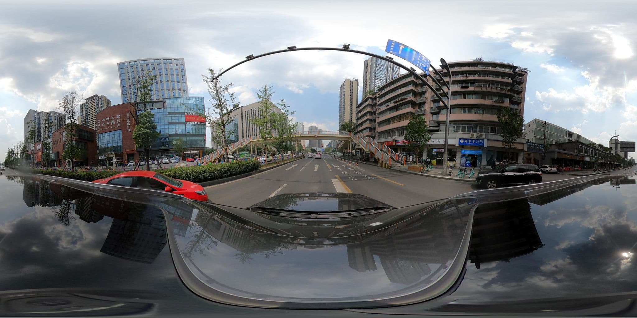 Street view near Mercure Chengdu Jinniu Wanda Plaza, Chengdu — © adirricor (CC BY-SA · Mapillary)