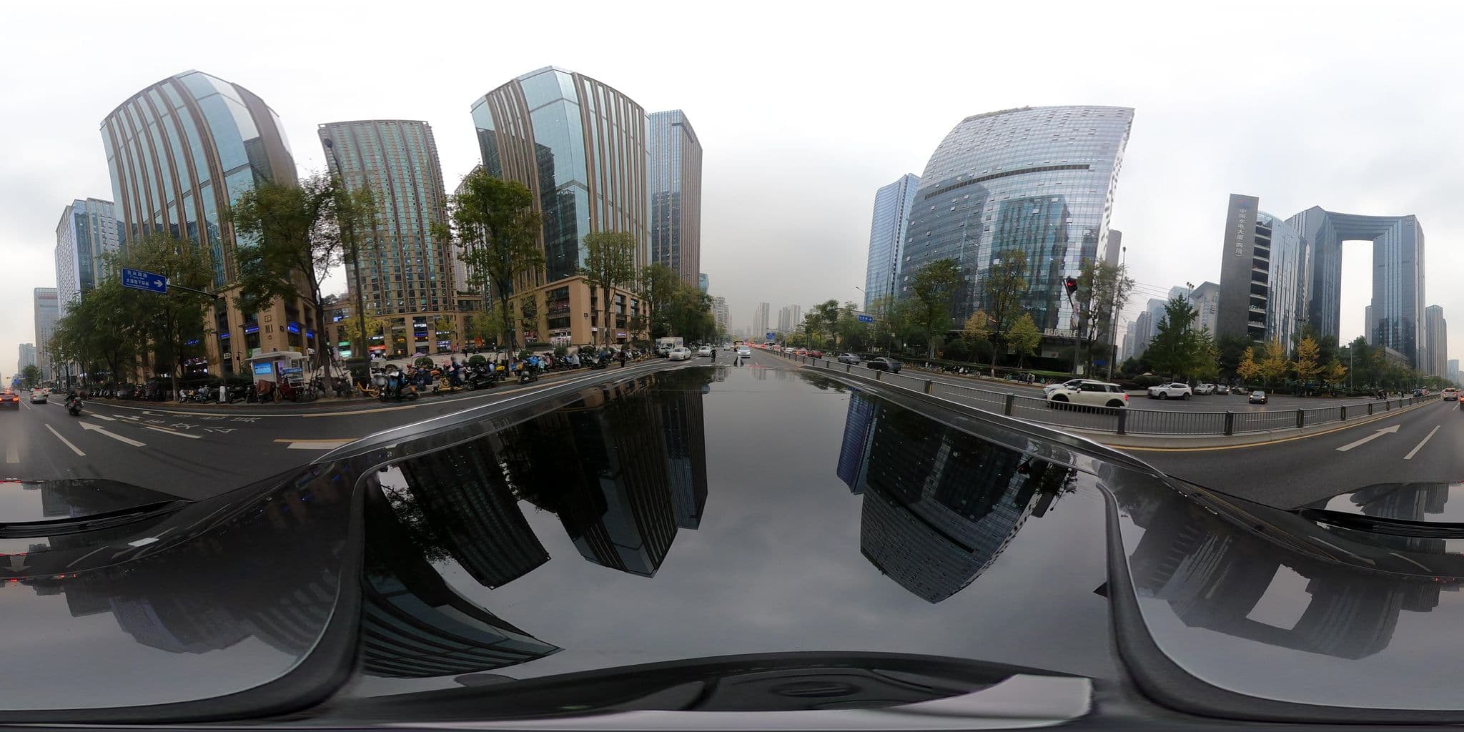 Street view near 玖居港湾酒店, Chengdu — © adirricor (CC BY-SA · Mapillary)