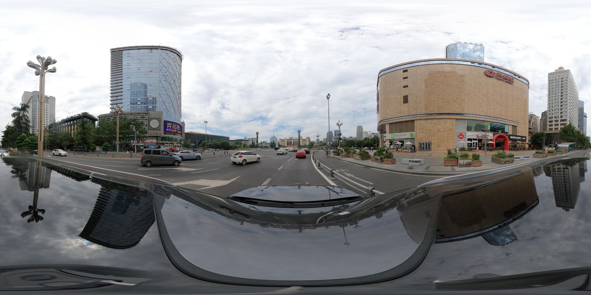 Street view near Jiudingshan International Hotel Chengdu, Chengdu — © adirricor (CC BY-SA · Mapillary)