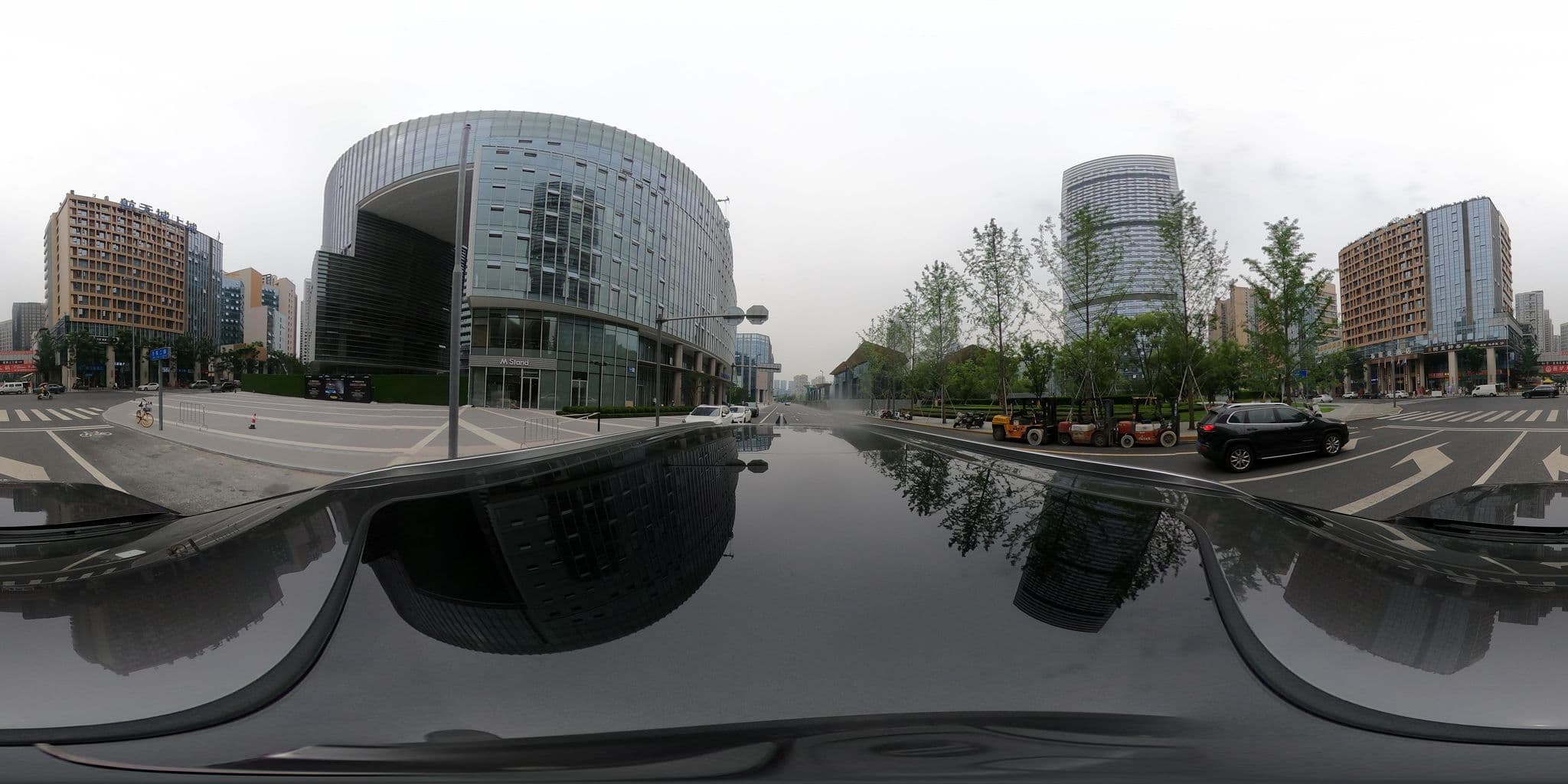Street view near 成都港华汉铂酒店, Chengdu — © adirricor (CC BY-SA · Mapillary)