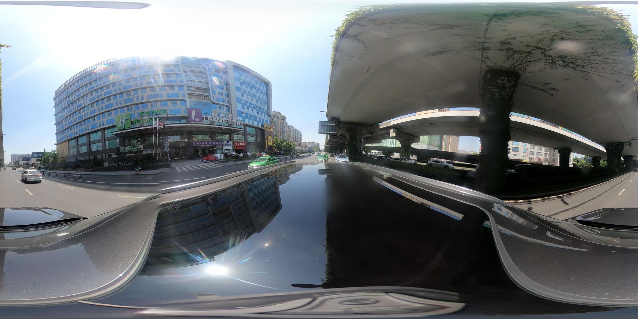 Street view near Holiday Inn Express, Chengdu — © adirricor (CC BY-SA · Mapillary)