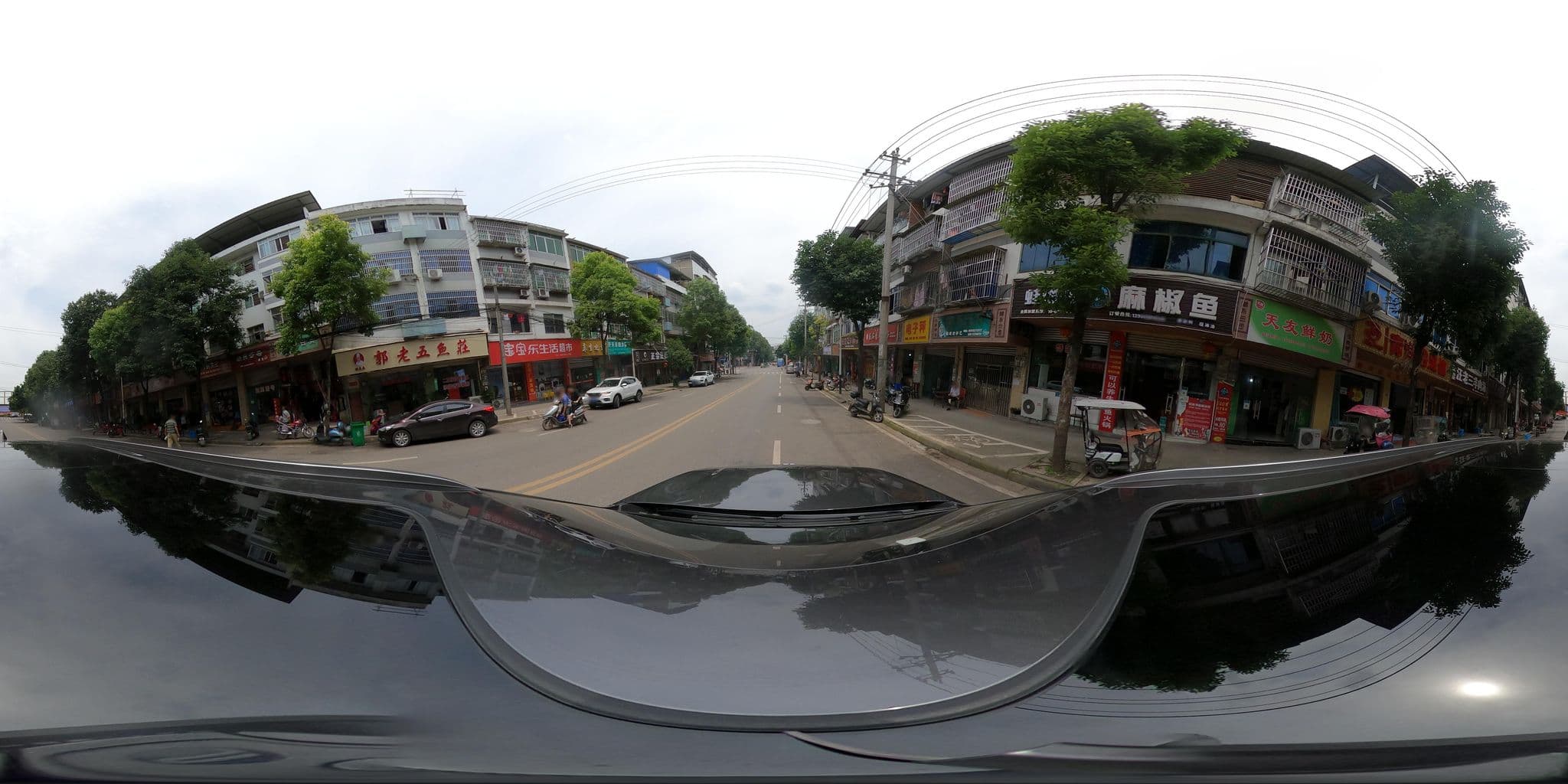 Street view near 简阳三岔湖君悦商务酒店, Ziyang — © adirricor (CC BY-SA · Mapillary)